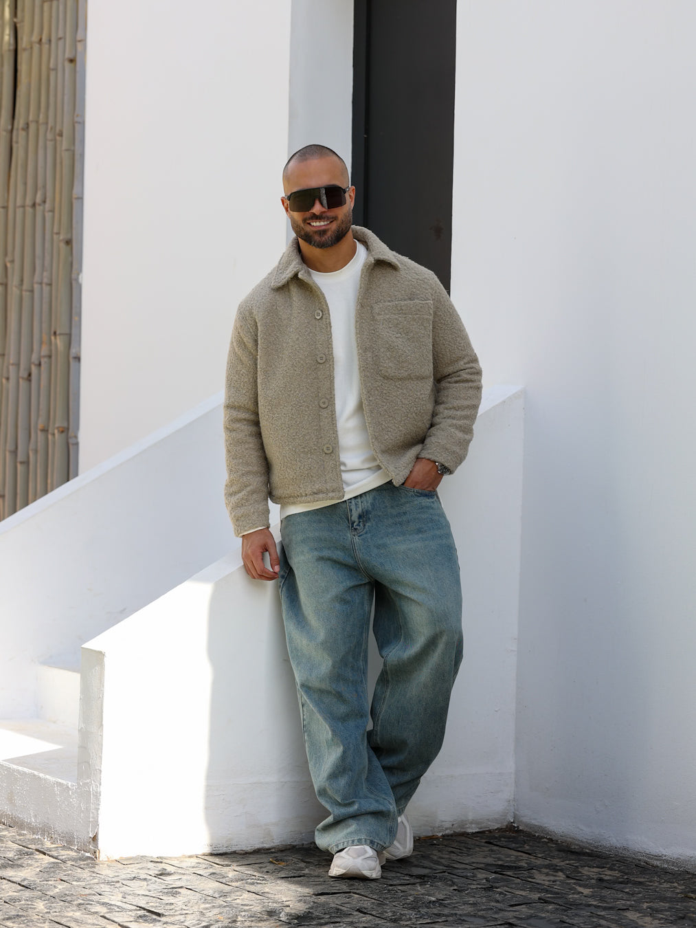 Basic Boxfit Wool Jacket With Pocket/3474