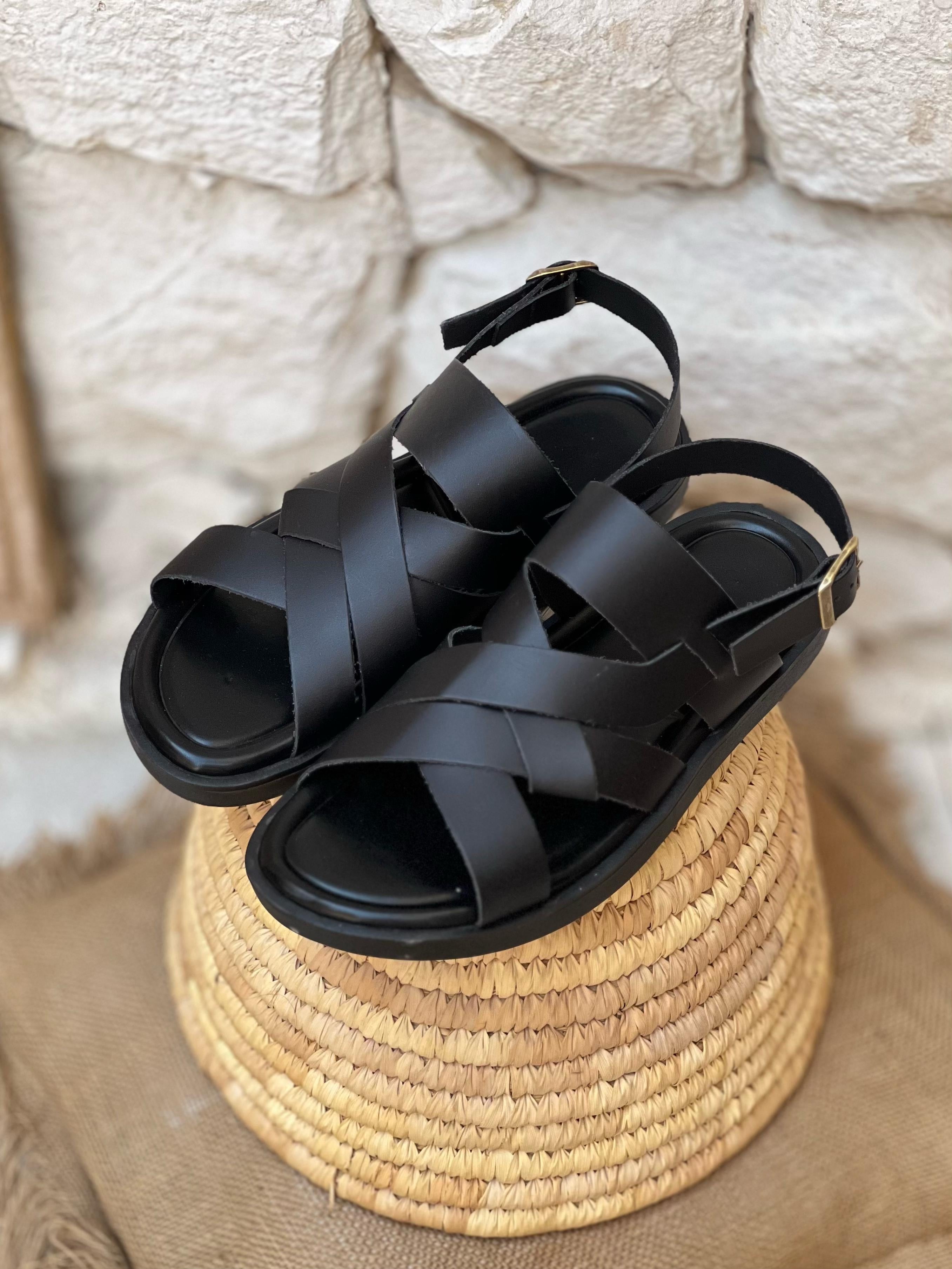 Basic Leather Sandal/5601