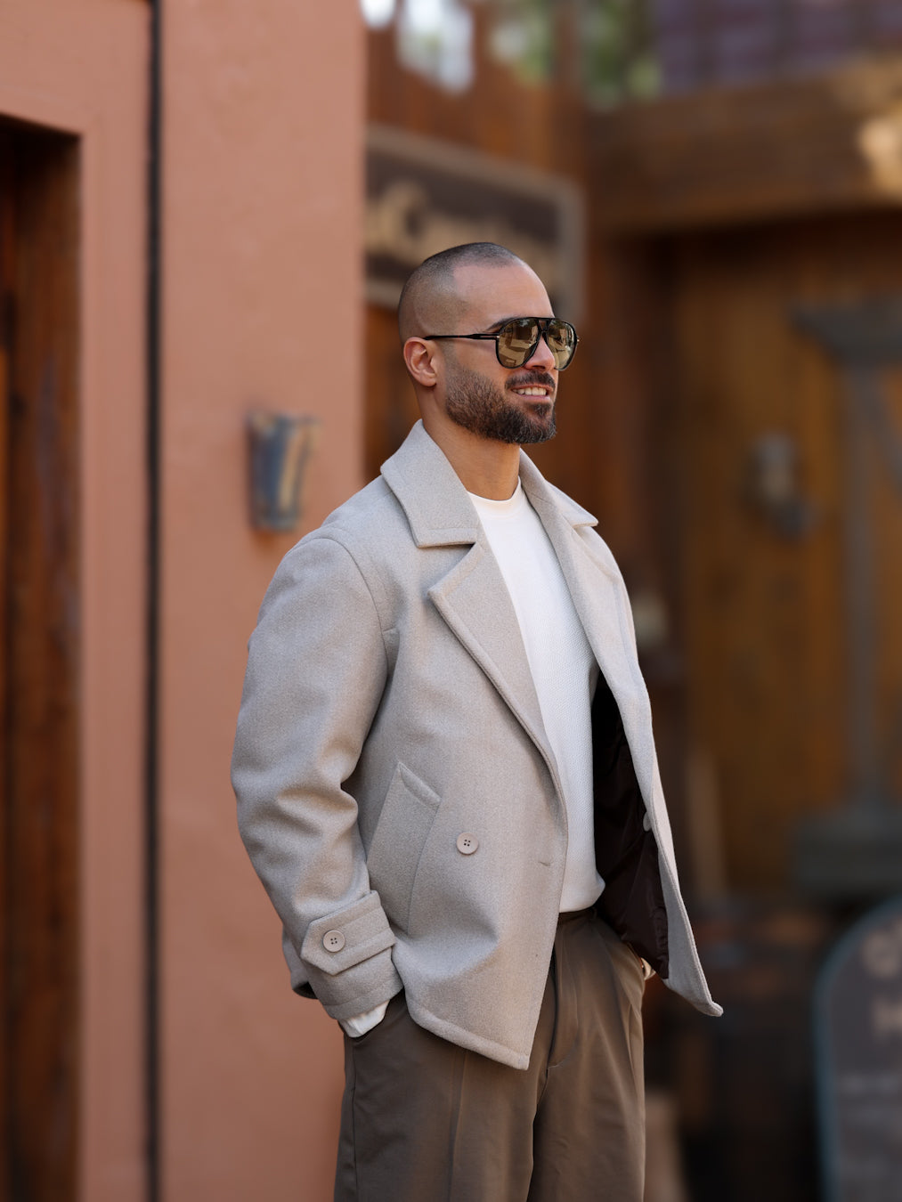 Basic Regular Fit Coat/3455