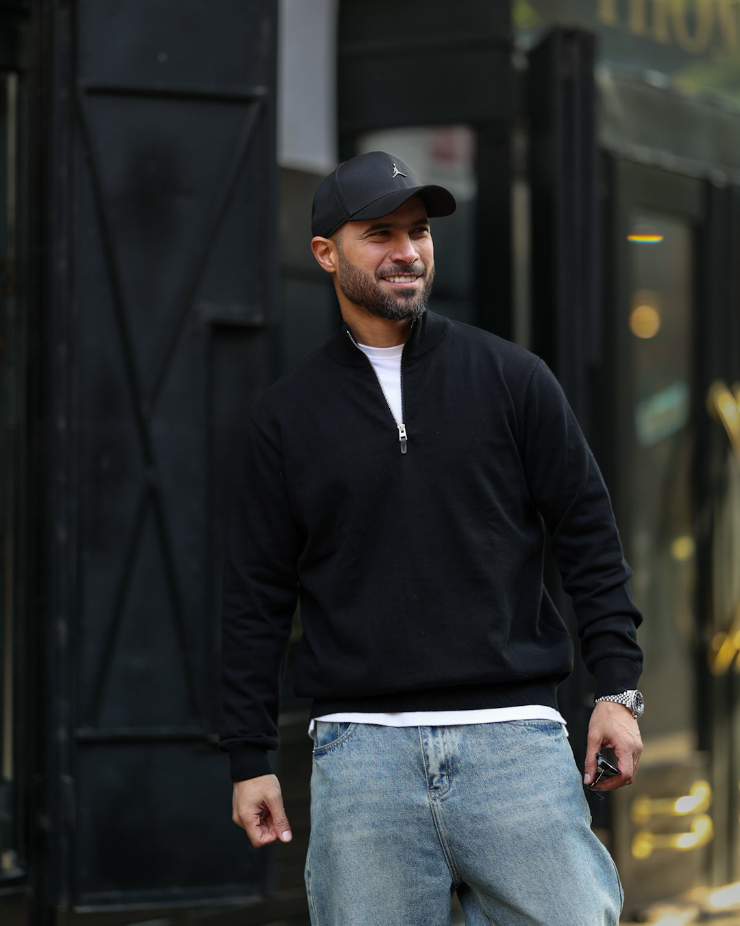 Regular Fit Knitwear With Half Zipper / 5018