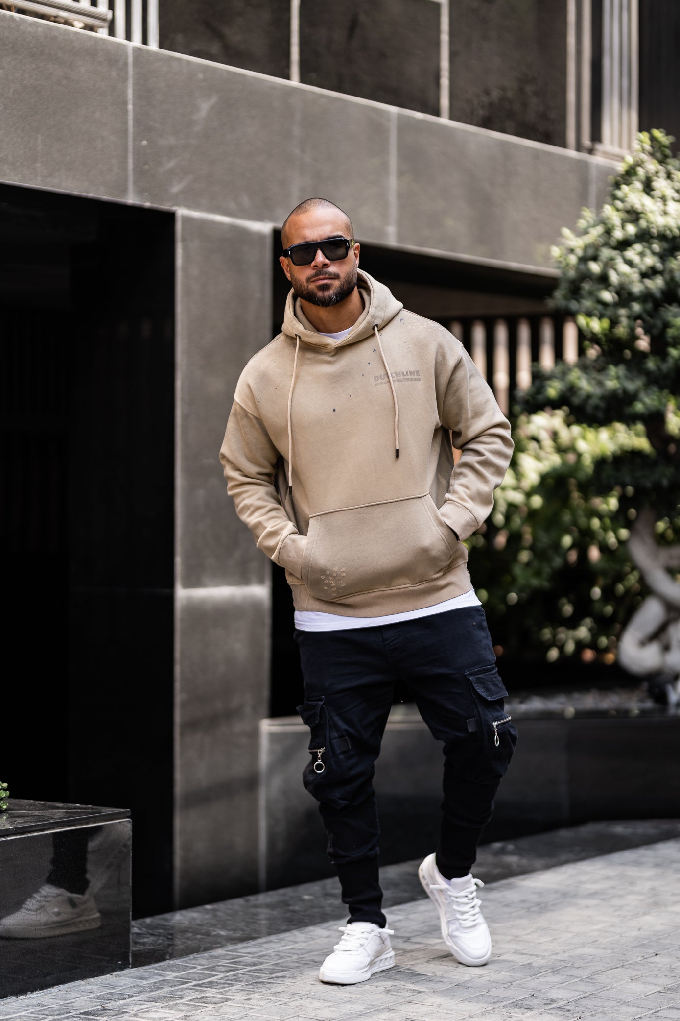 Printed Oversize Hoodie/4324