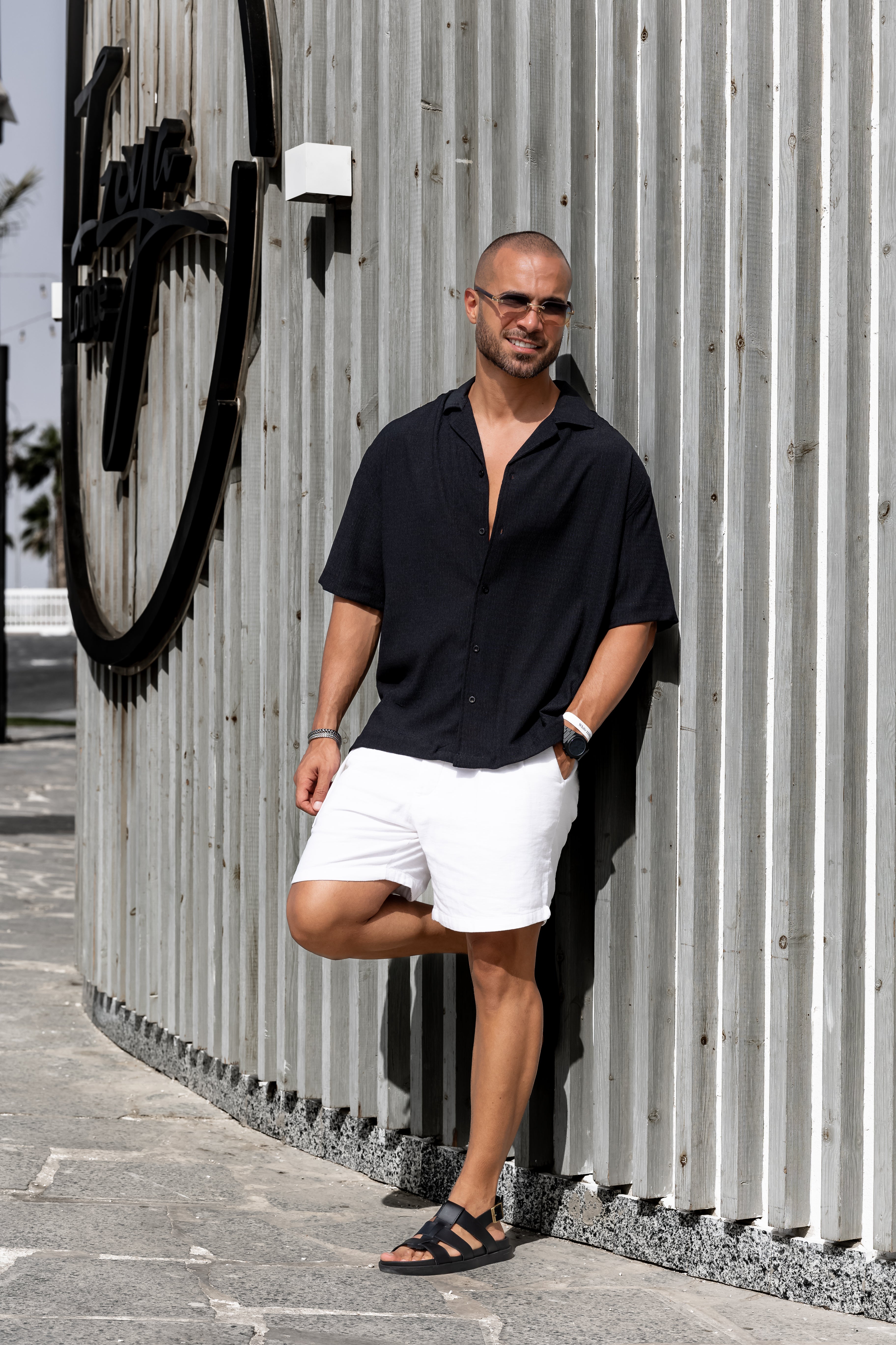 Oversized Basic Shirt Short Sleeves/2320