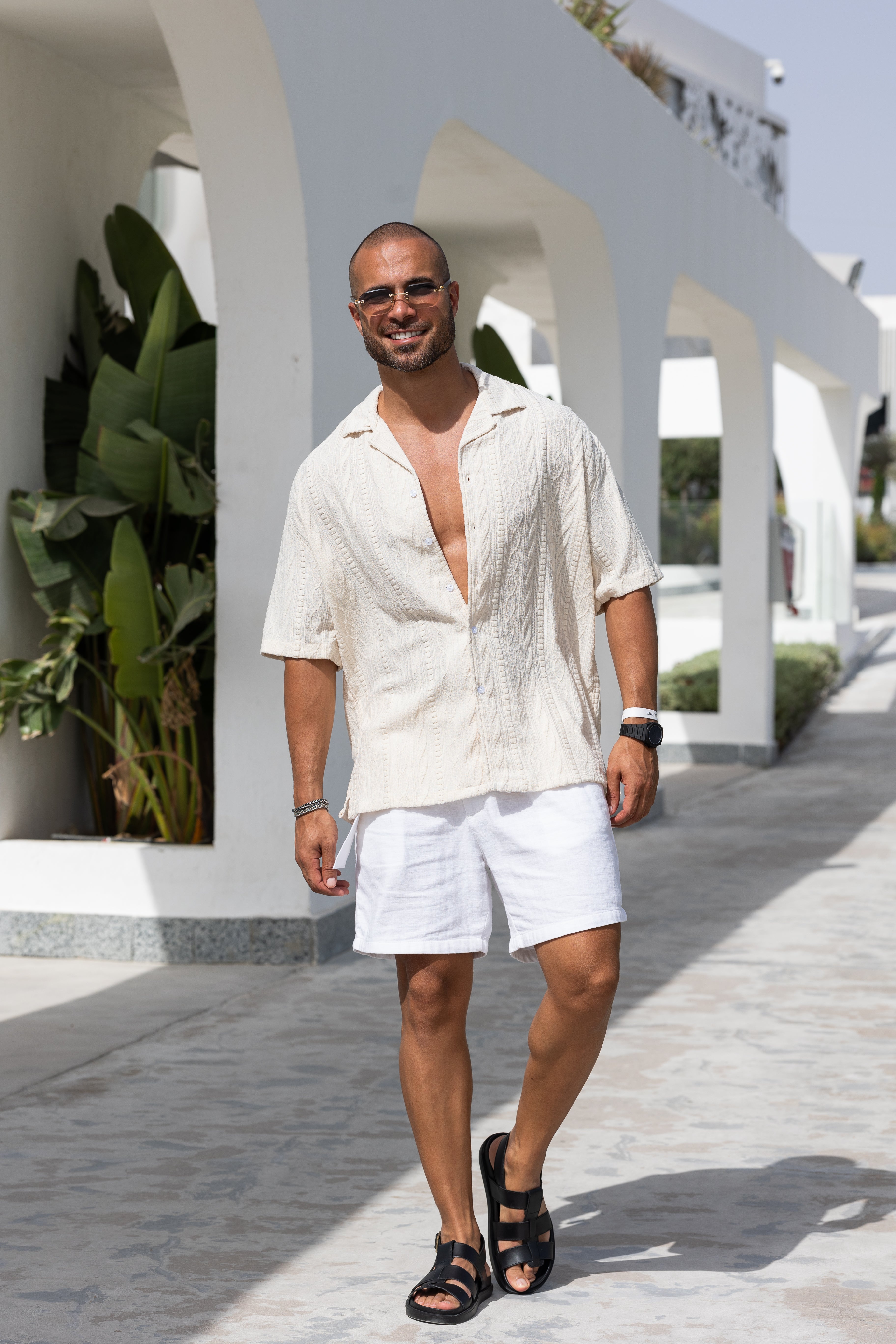 Basic Oversize Shirt Short Sleeves/2316