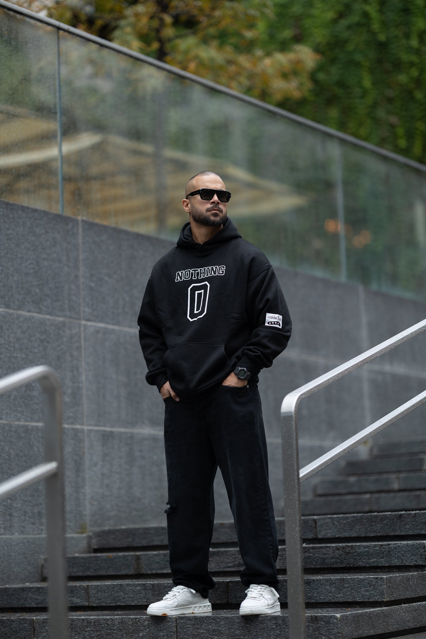 Oversize Hoodie With Printed/4521