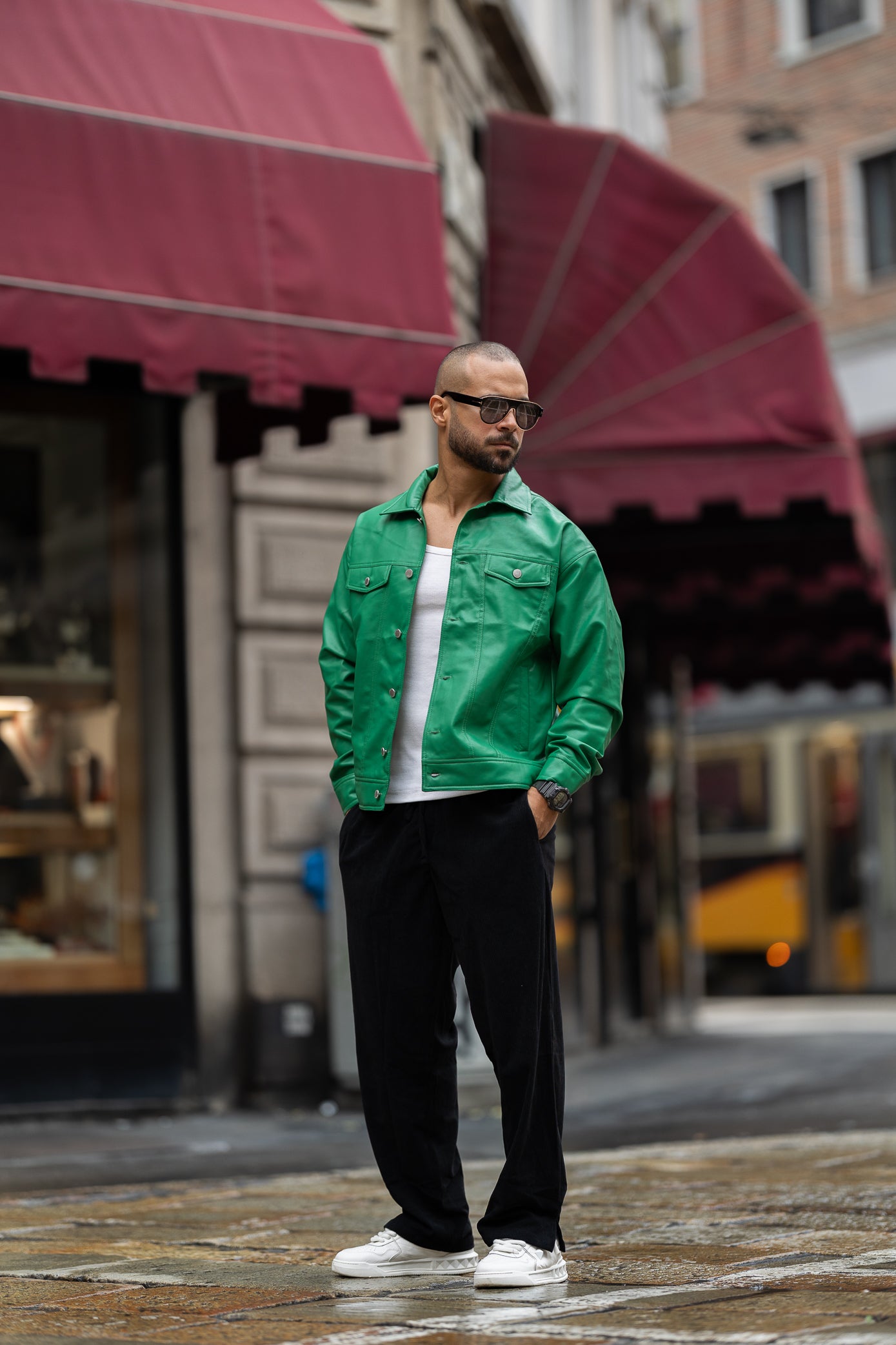 Basic Leather Jacket/3417