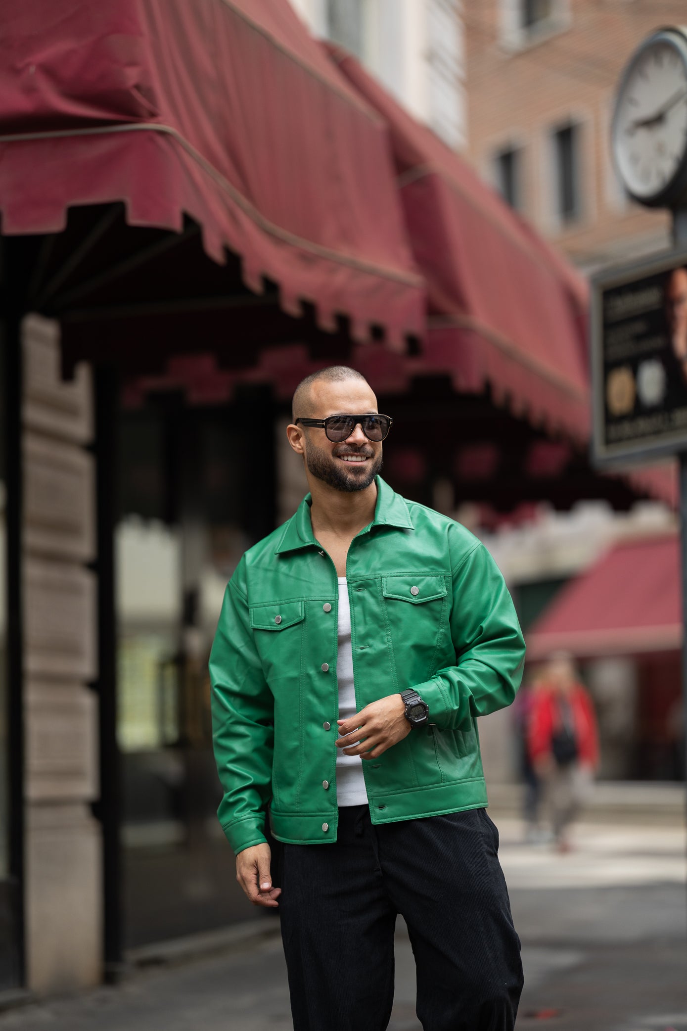 Basic Leather Jacket/3417