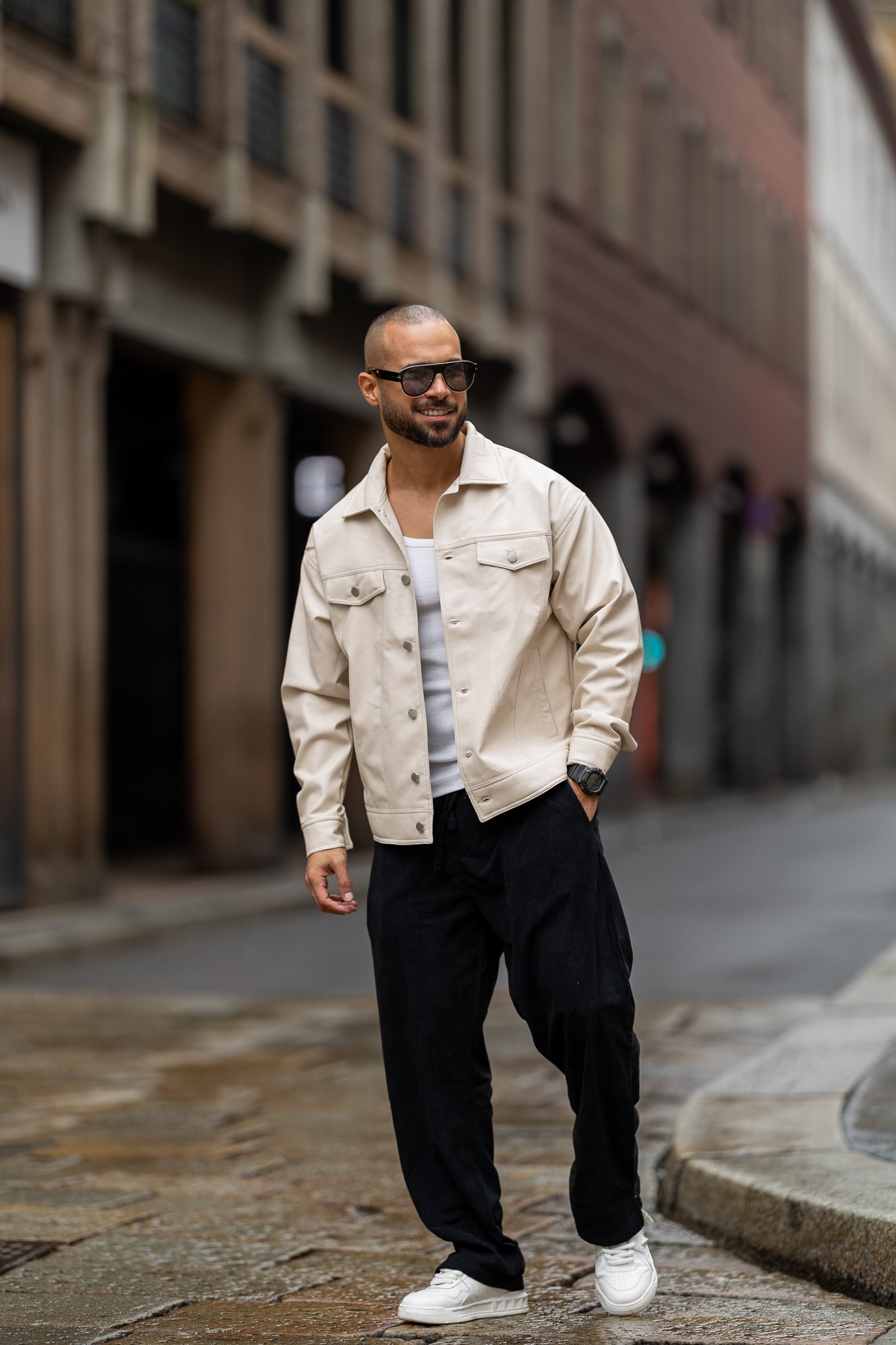 Basic Leather Jacket/3417