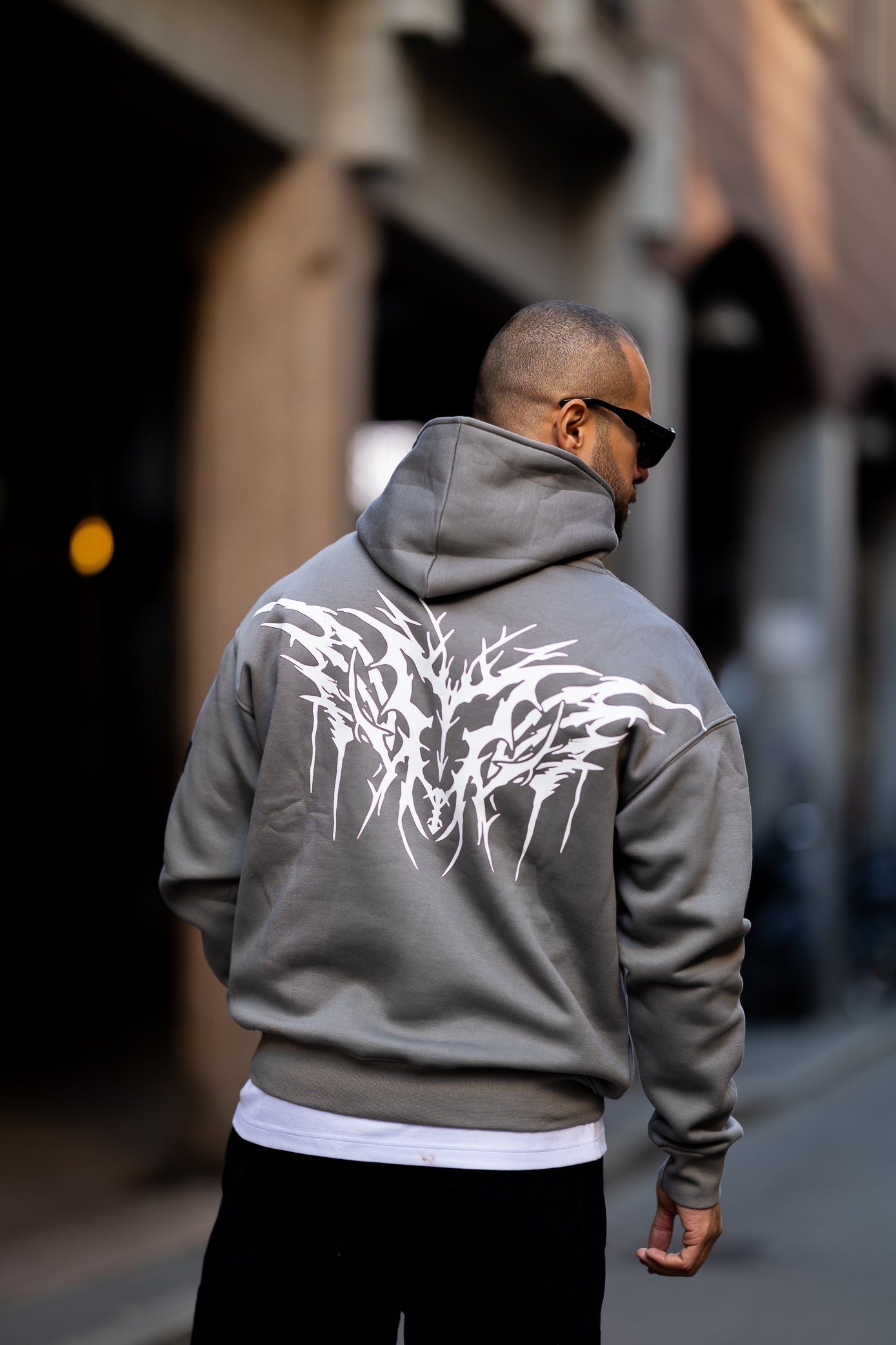 Printed Oversize Hoodie/4511
