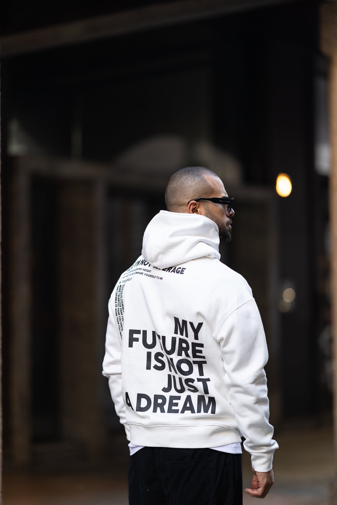 Relaxed Fit Hoodie With Printed/4513
