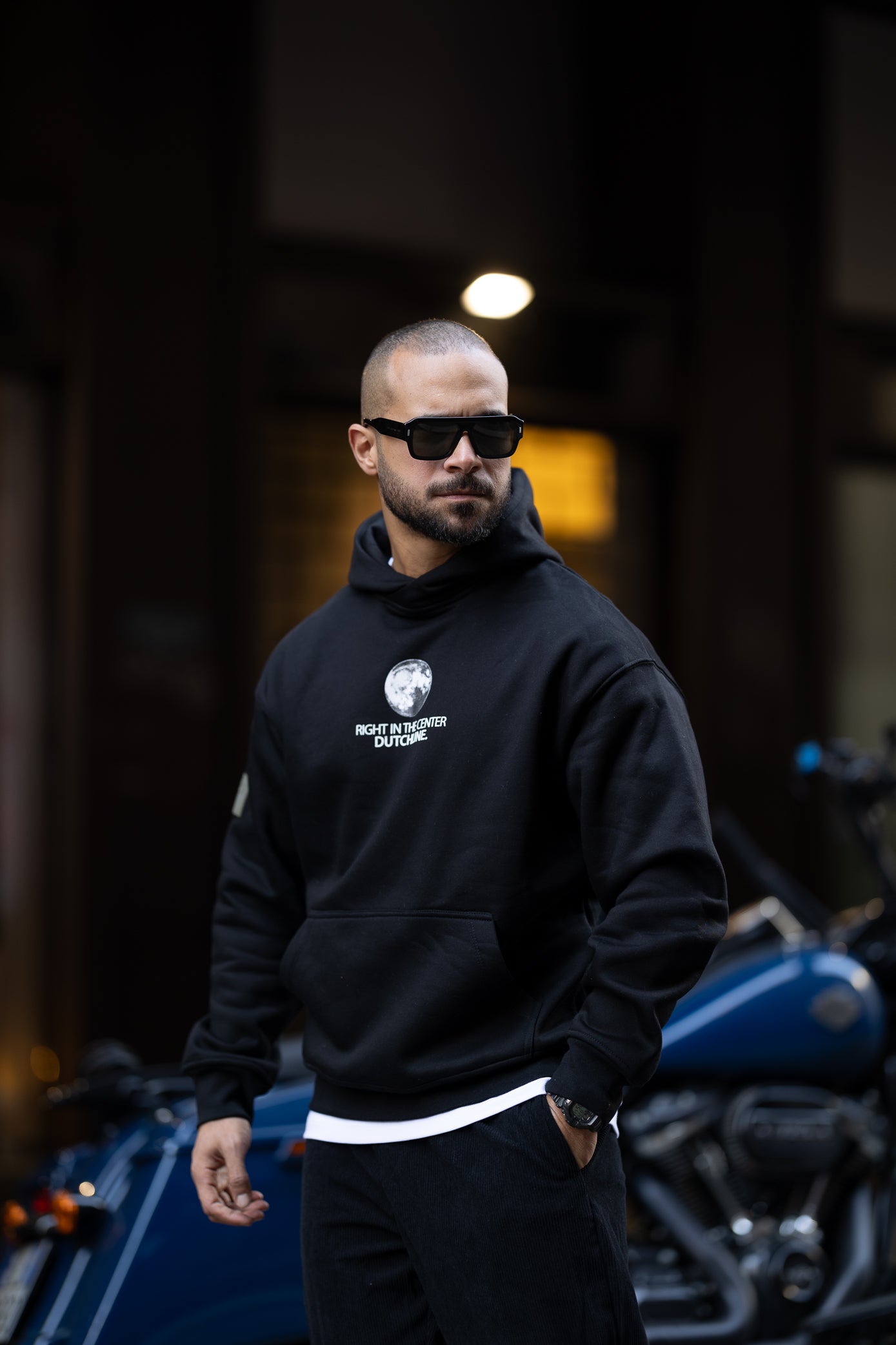 Printed Oversize Hoodie/4517