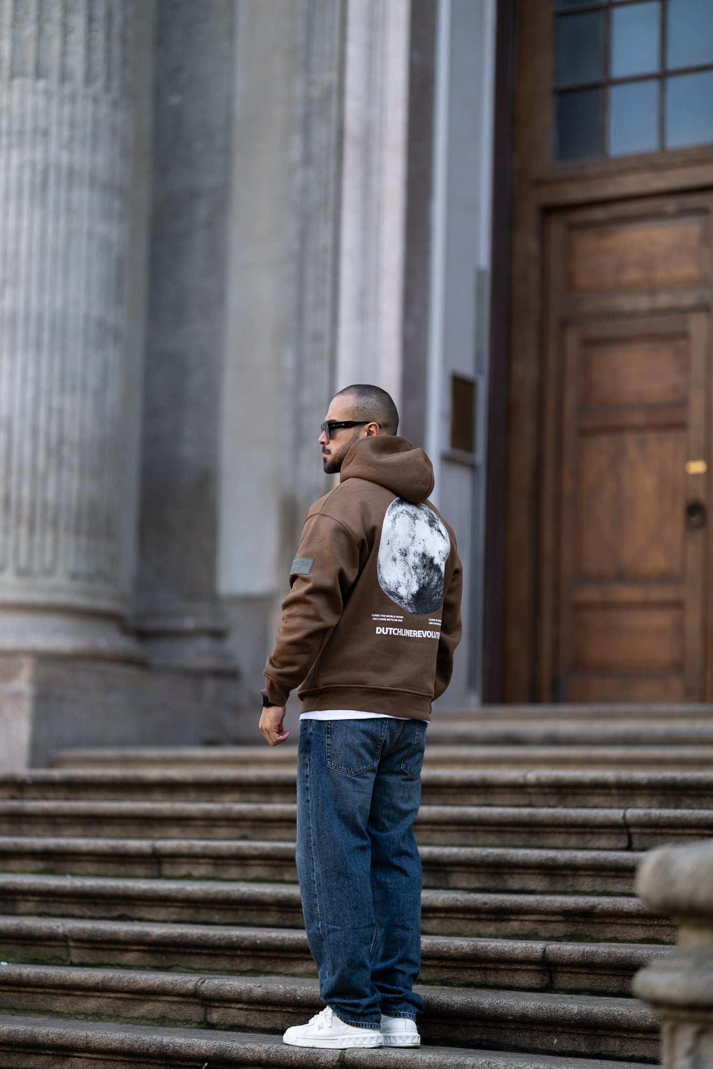 Printed Oversize Hoodie/4517