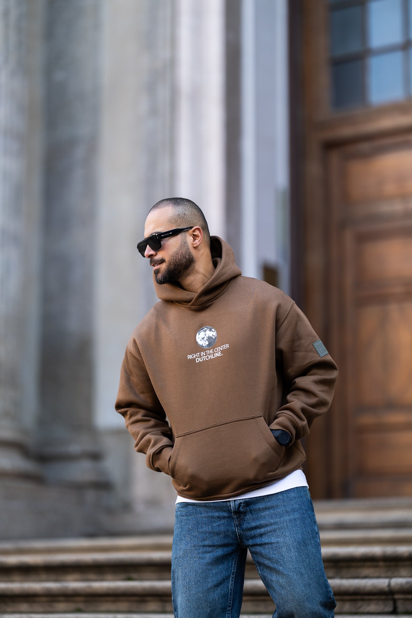 Printed Oversize Hoodie/4517