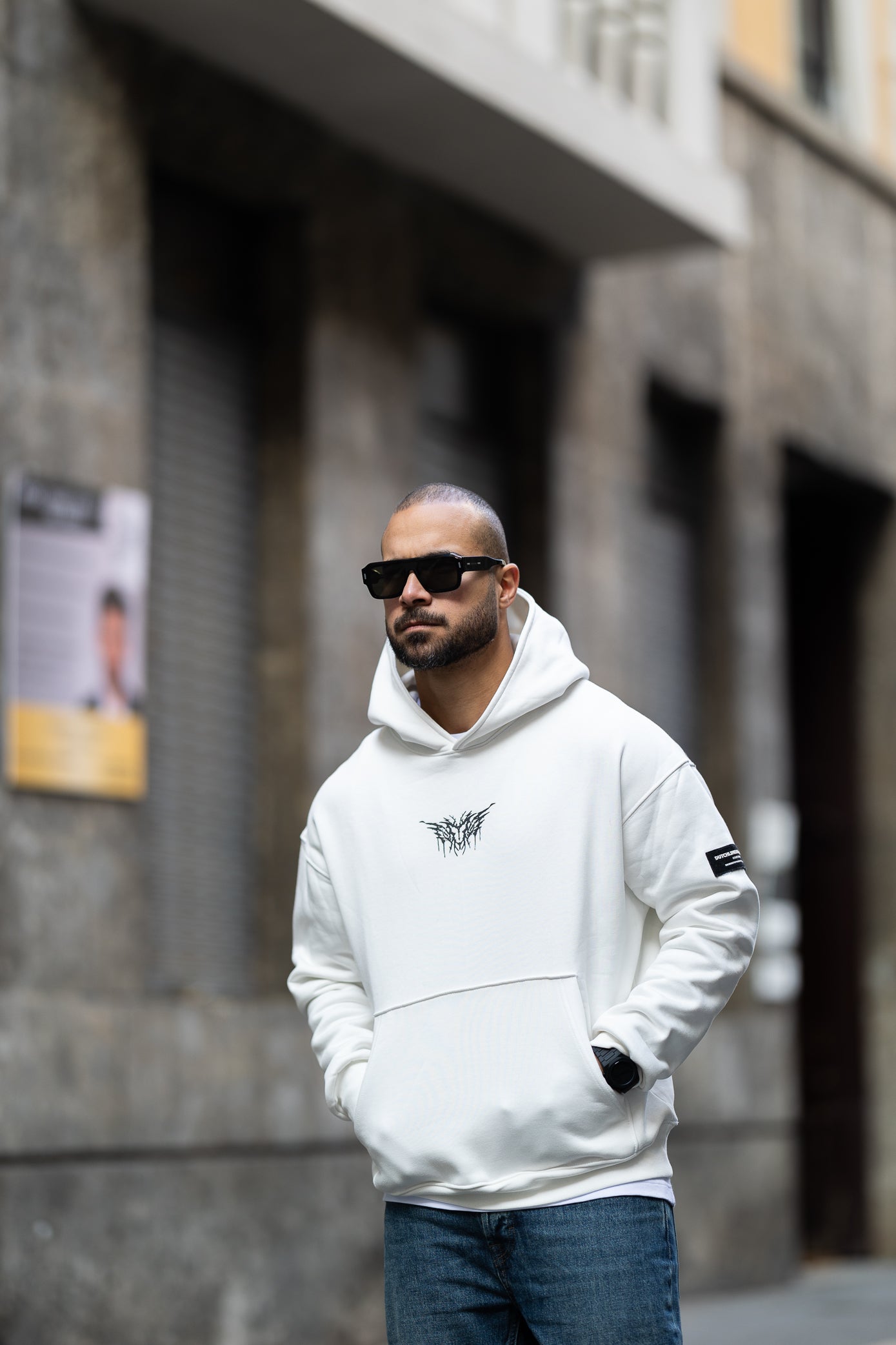 Printed Oversize Hoodie/4511