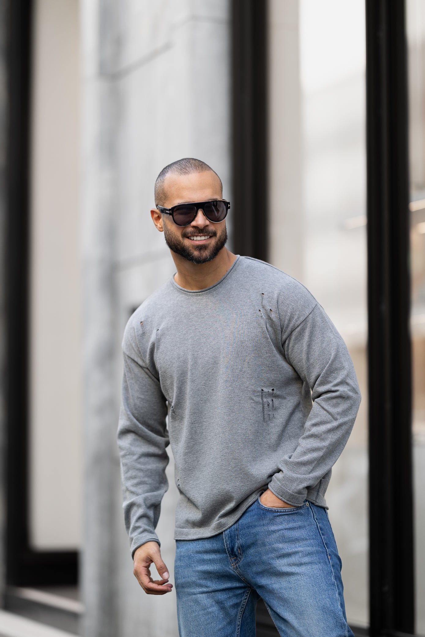 Regular Fit Cutting Knitwear/4402