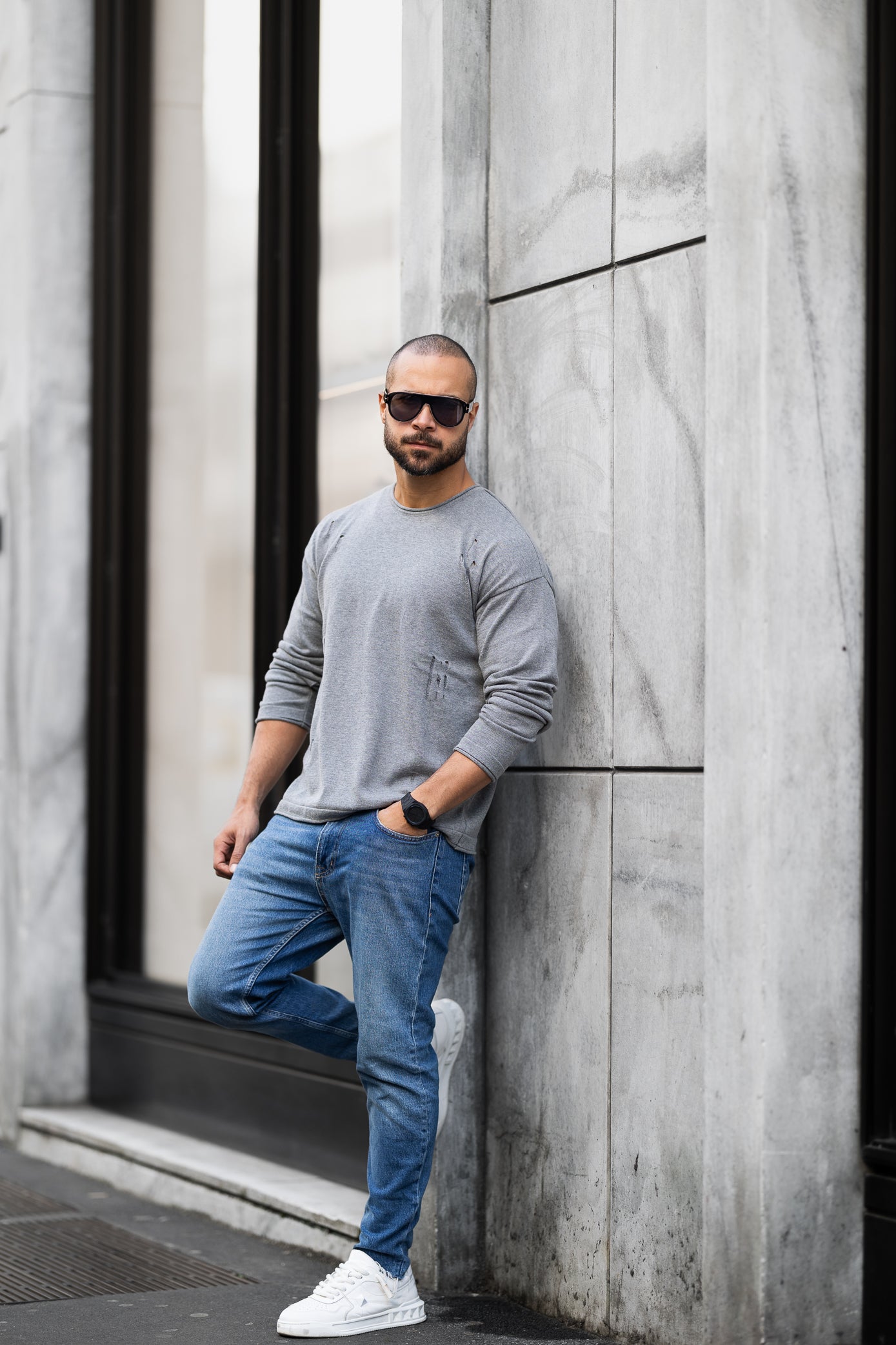 Regular Fit Cutting Knitwear/4402