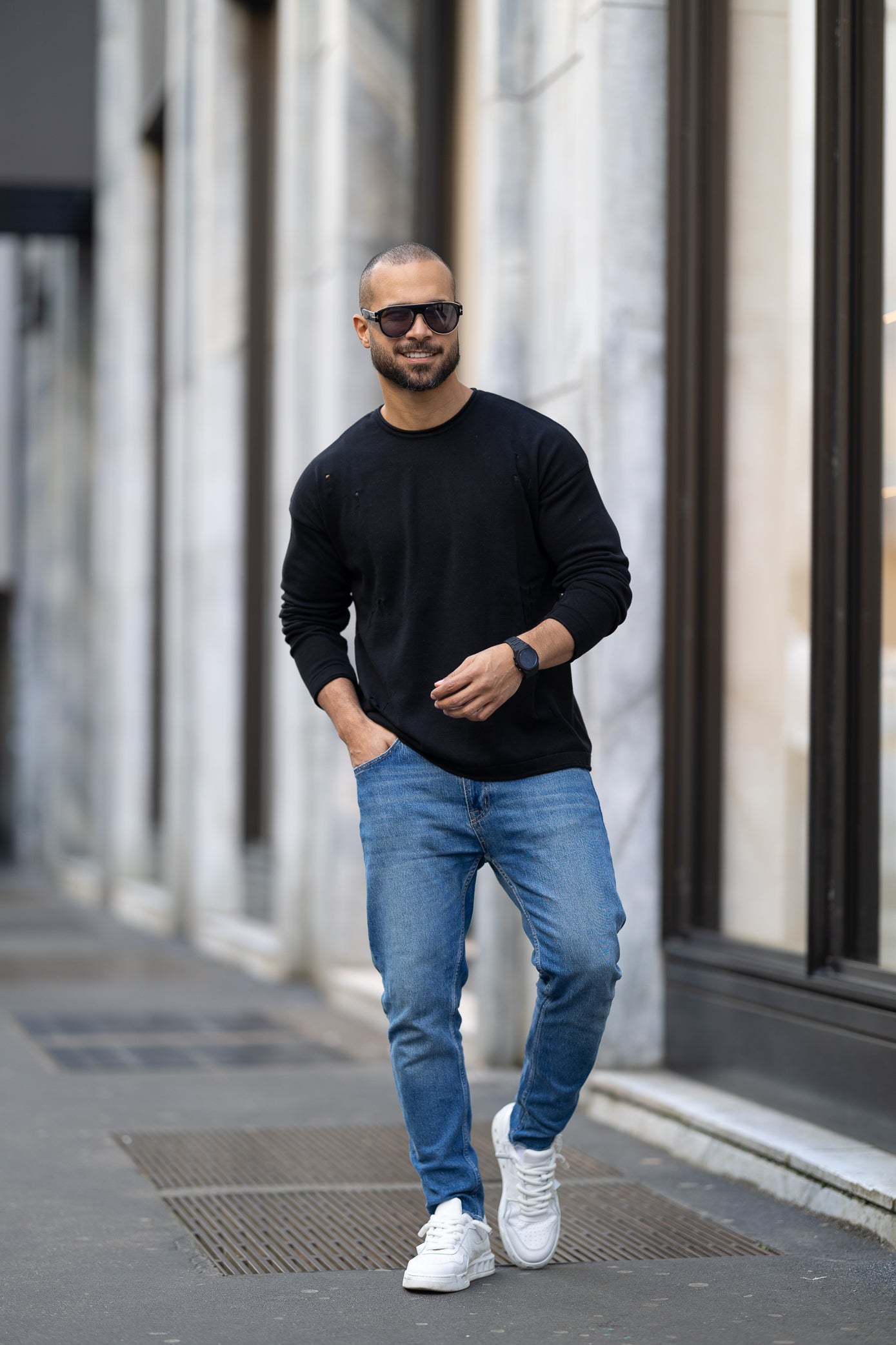 Regular Fit Cutting Knitwear/4402