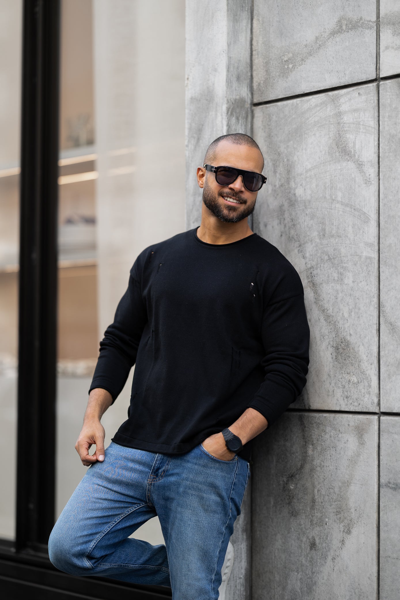Regular Fit Cutting Knitwear/4402