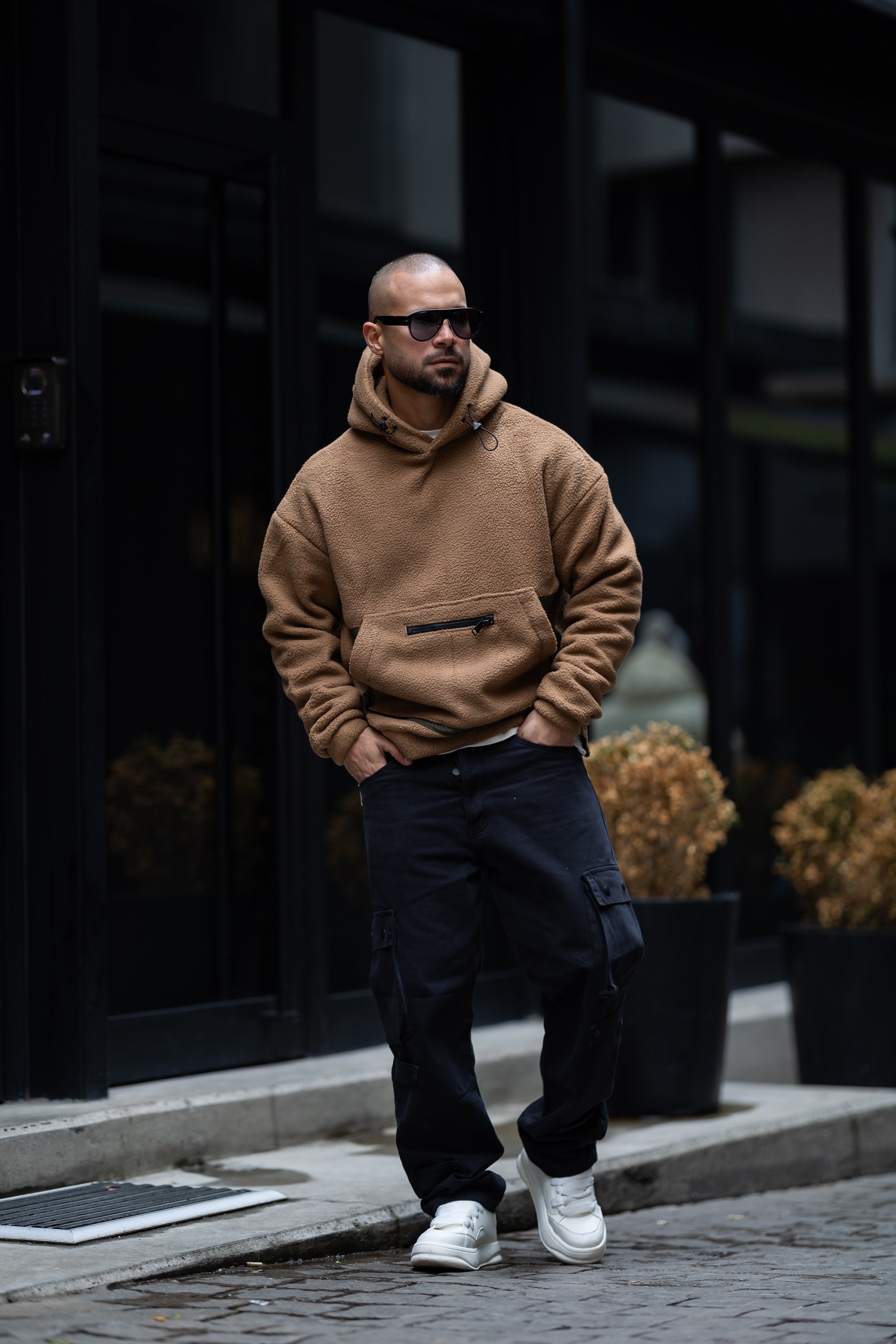 Basic Oversized Wool Hoodie/4501