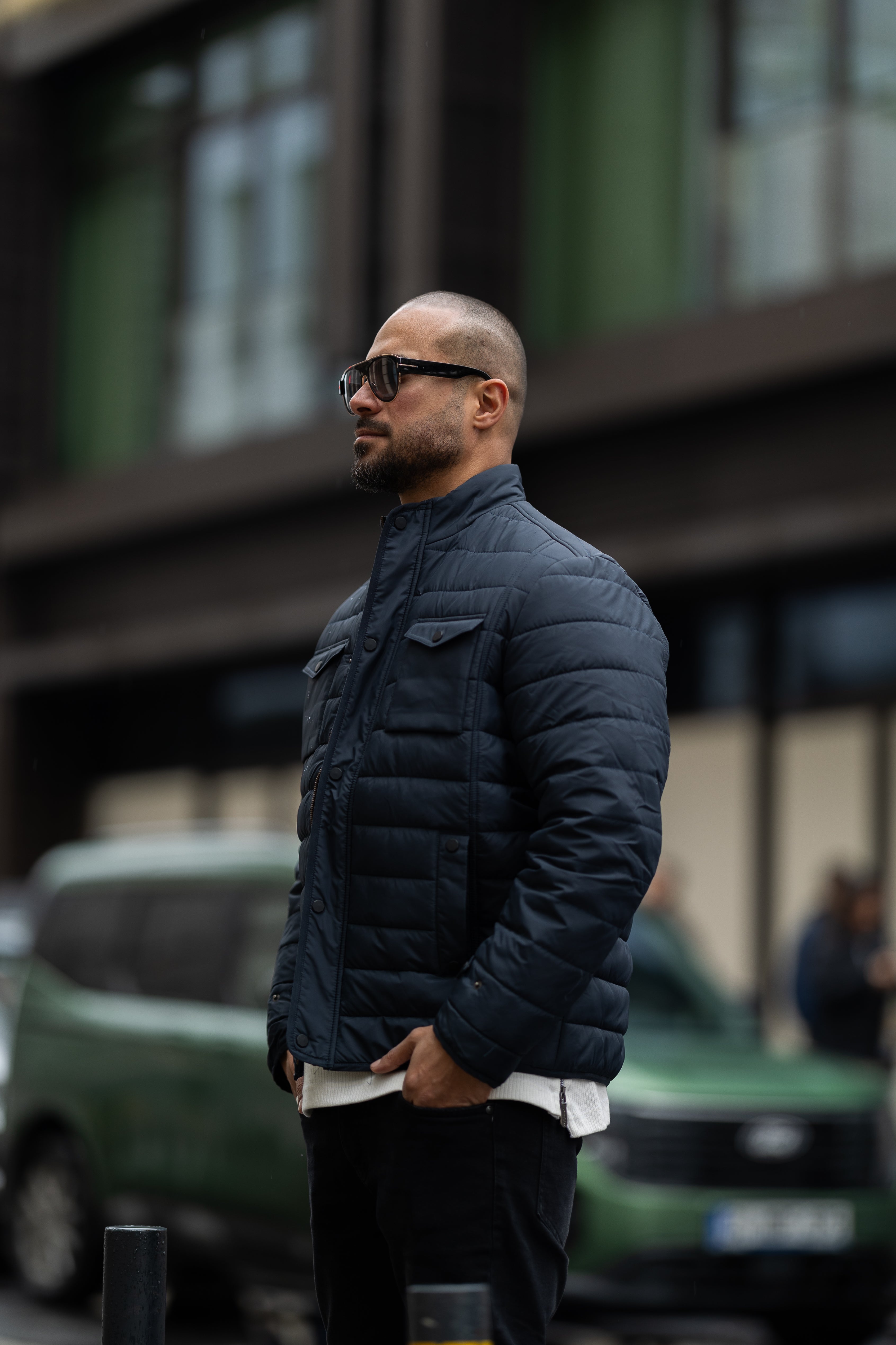 Oversized Basic Pump Jacket With Two Pockets/3404