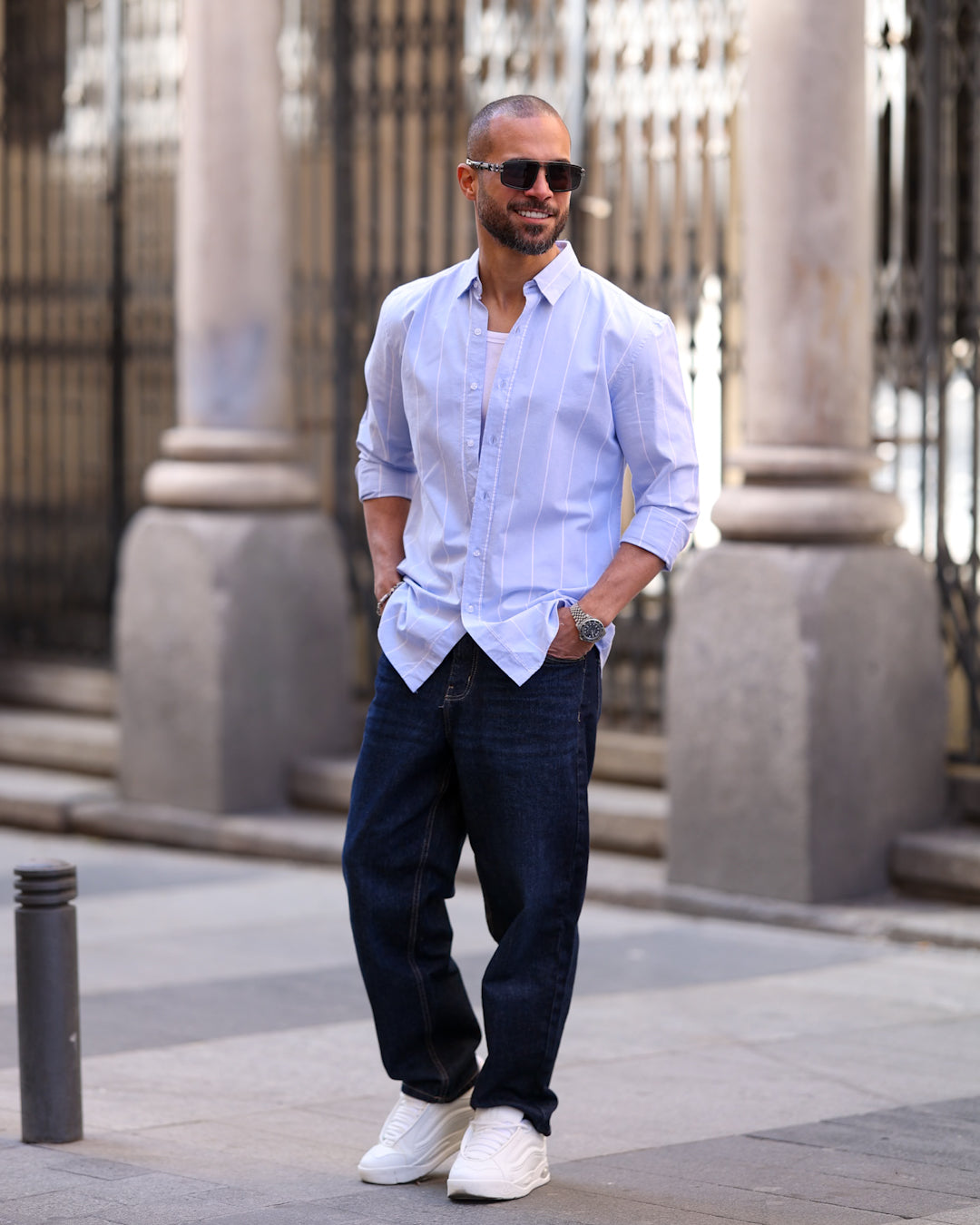 Stripped Regular Fit Shirt Long Sleeve/2338