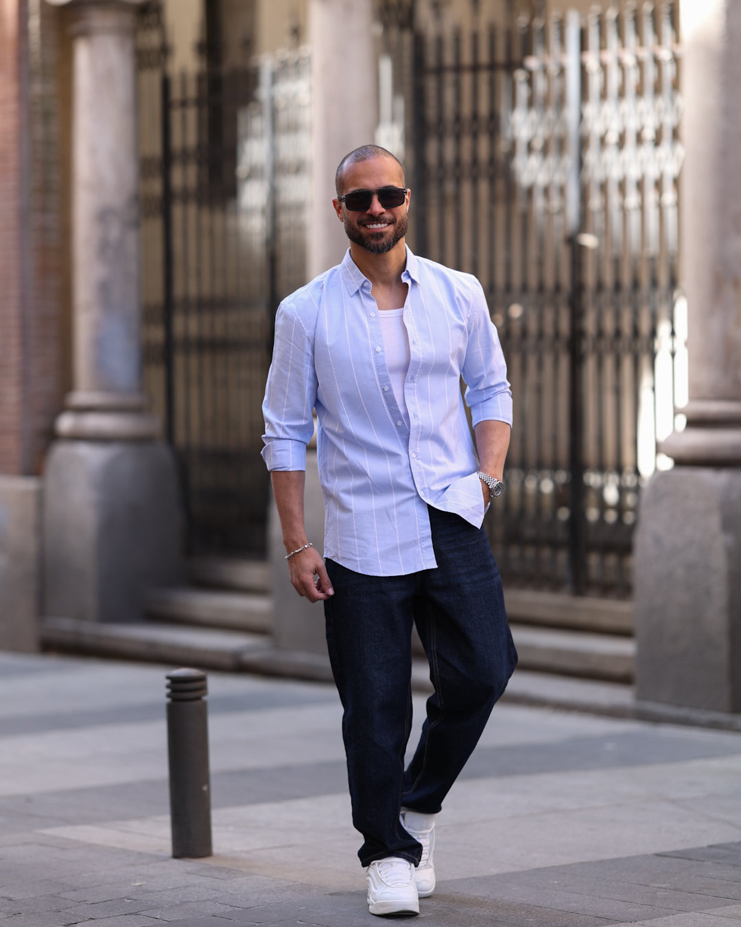 Stripped Regular Fit Shirt Long Sleeve/2338