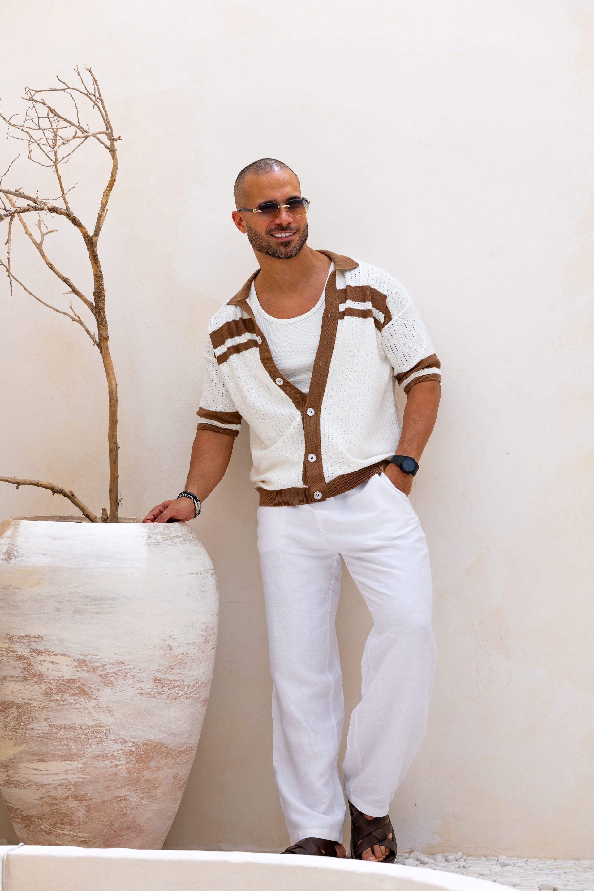 Relaxed Fit Knitwear Shirt/5005