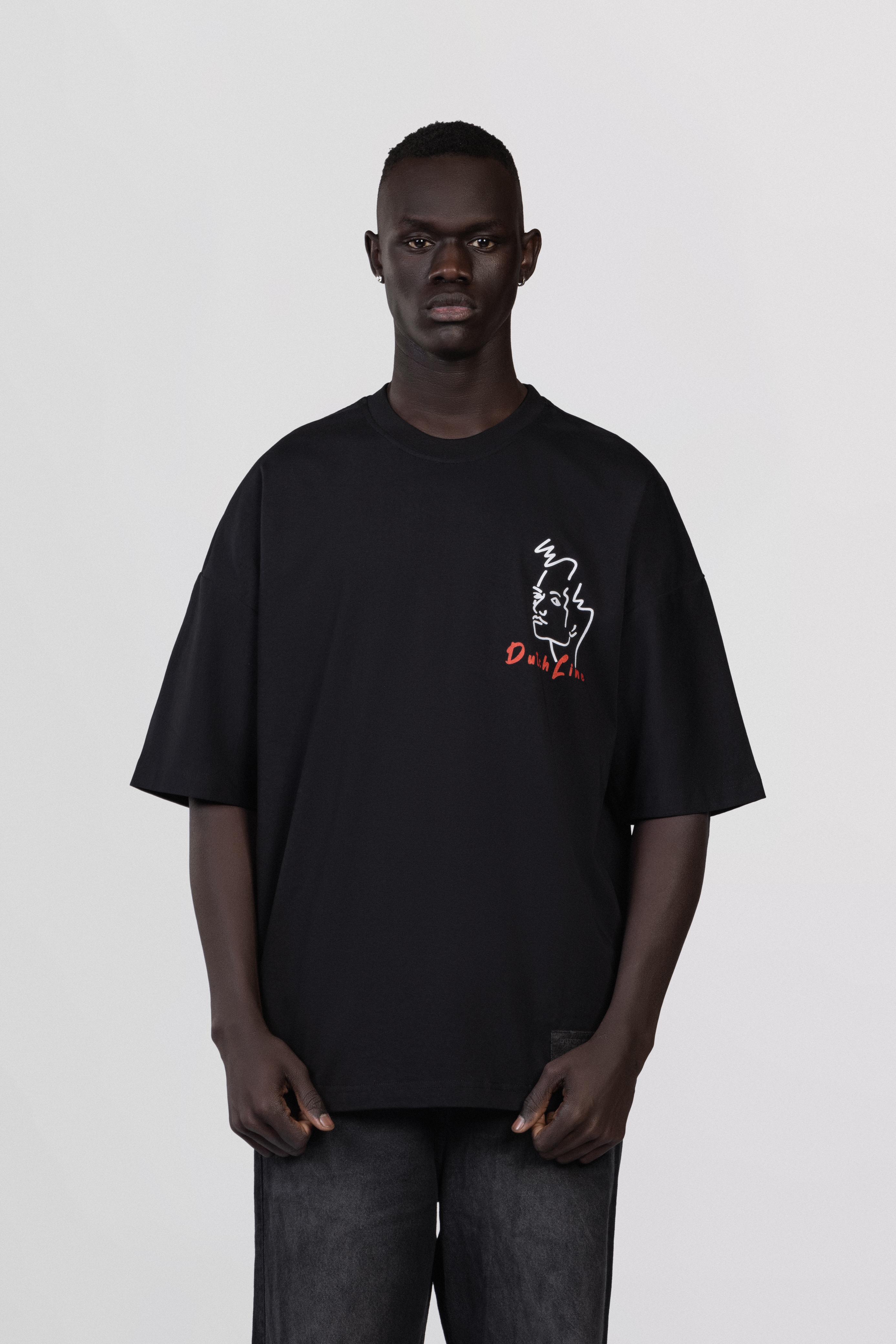 Oversize T-shirt With Printed/3308