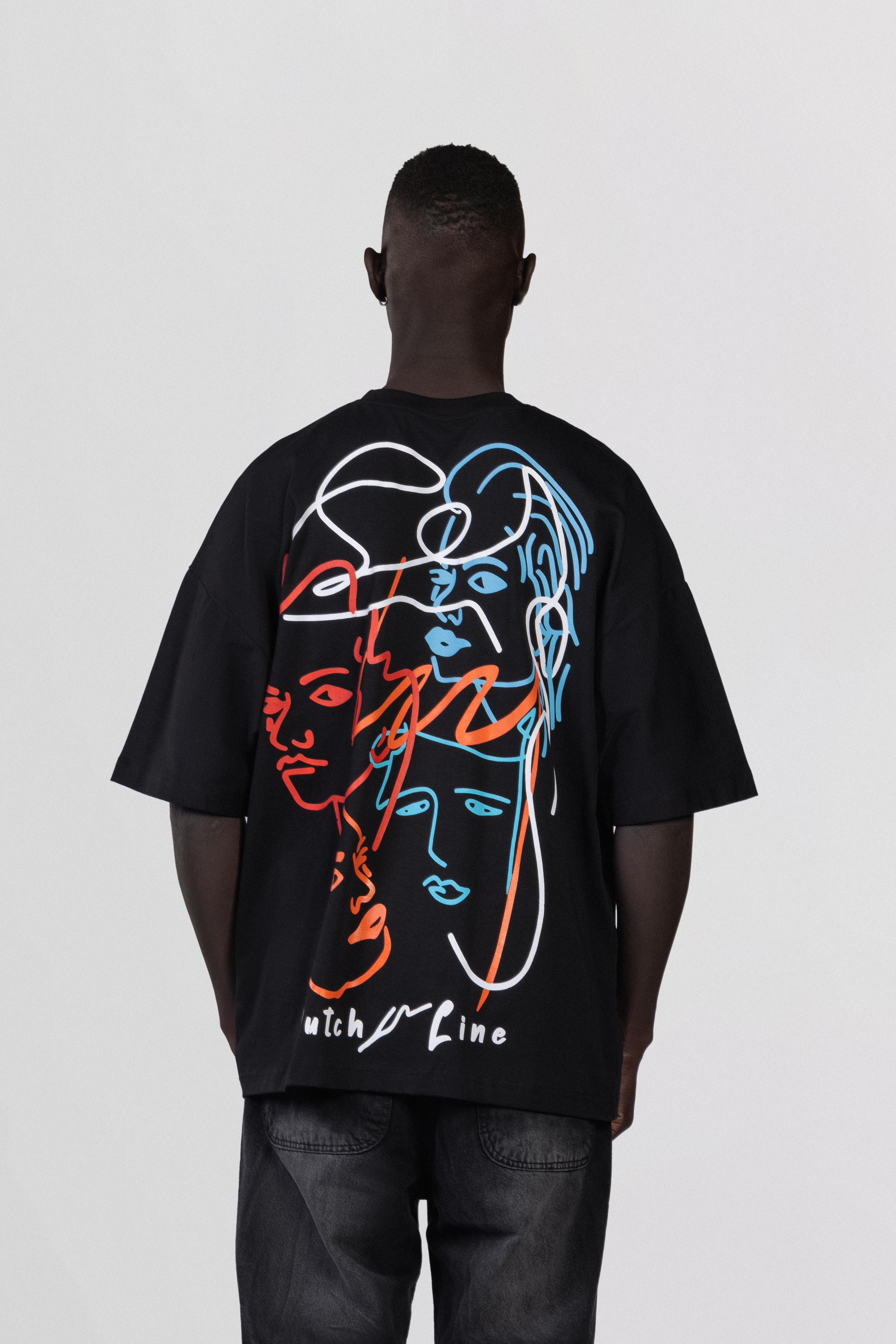 Oversize T-shirt With Printed/3308