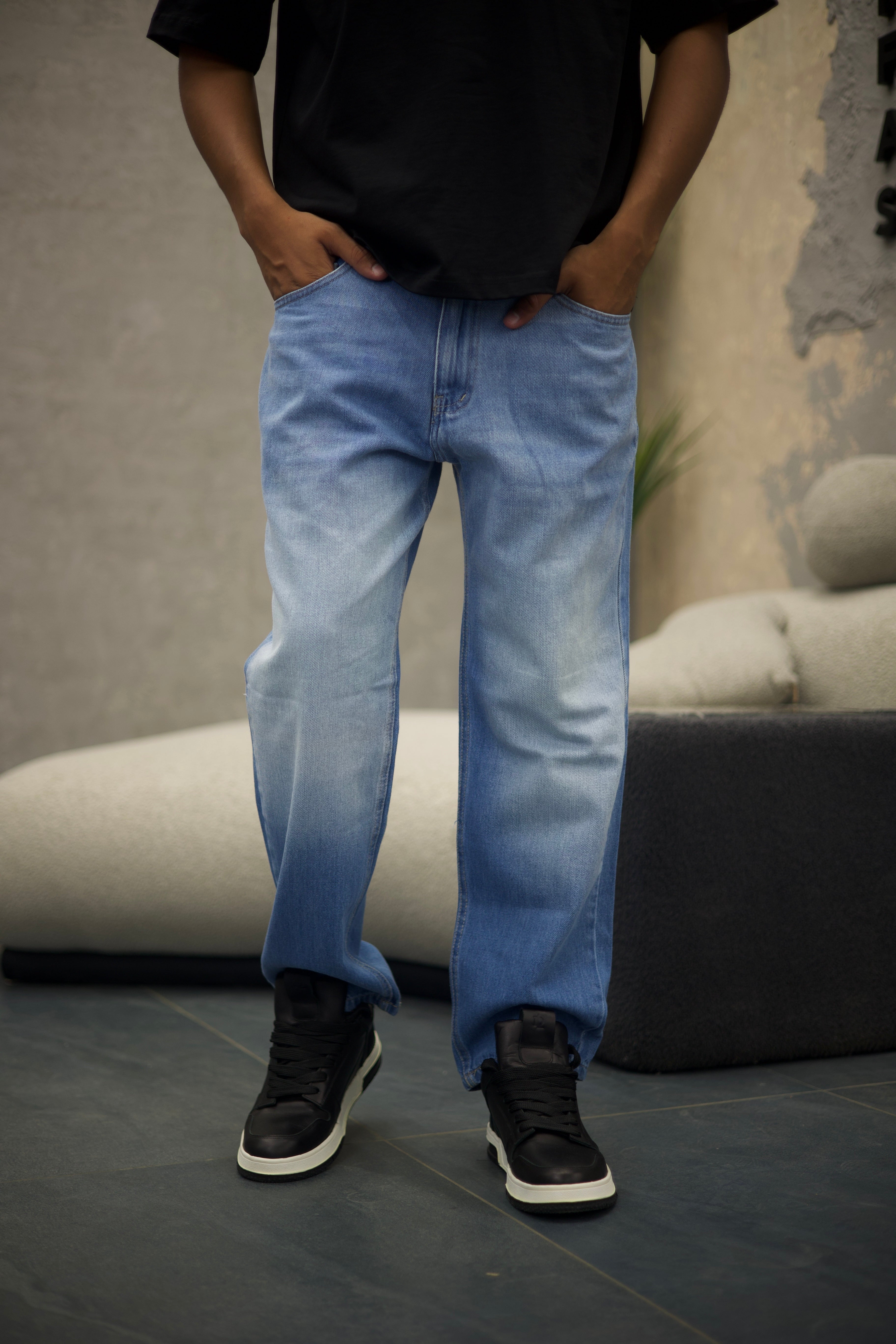 Basic Wide Leg Denim/9009
