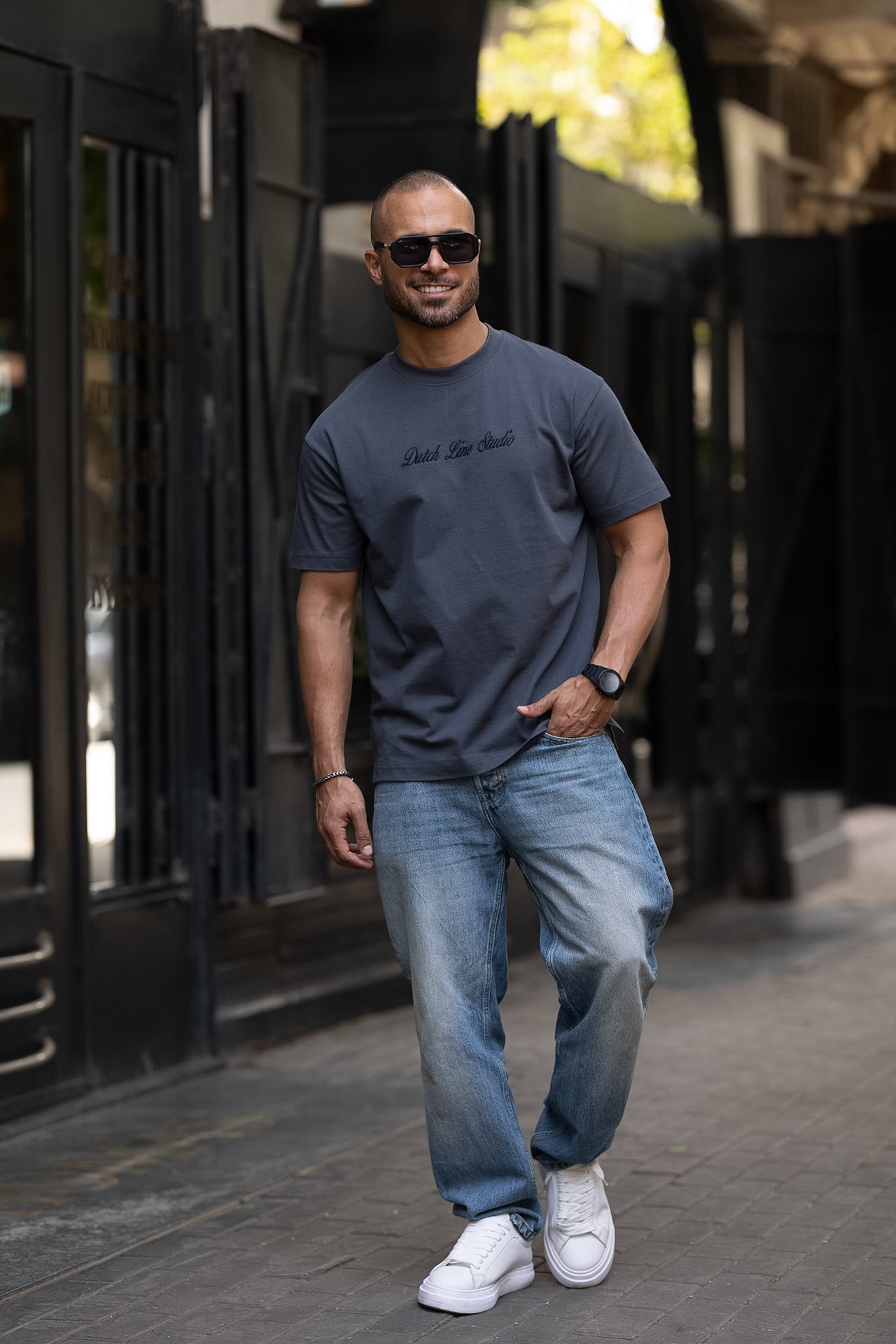Oversize T-shirt With Embroidery Horse/3327