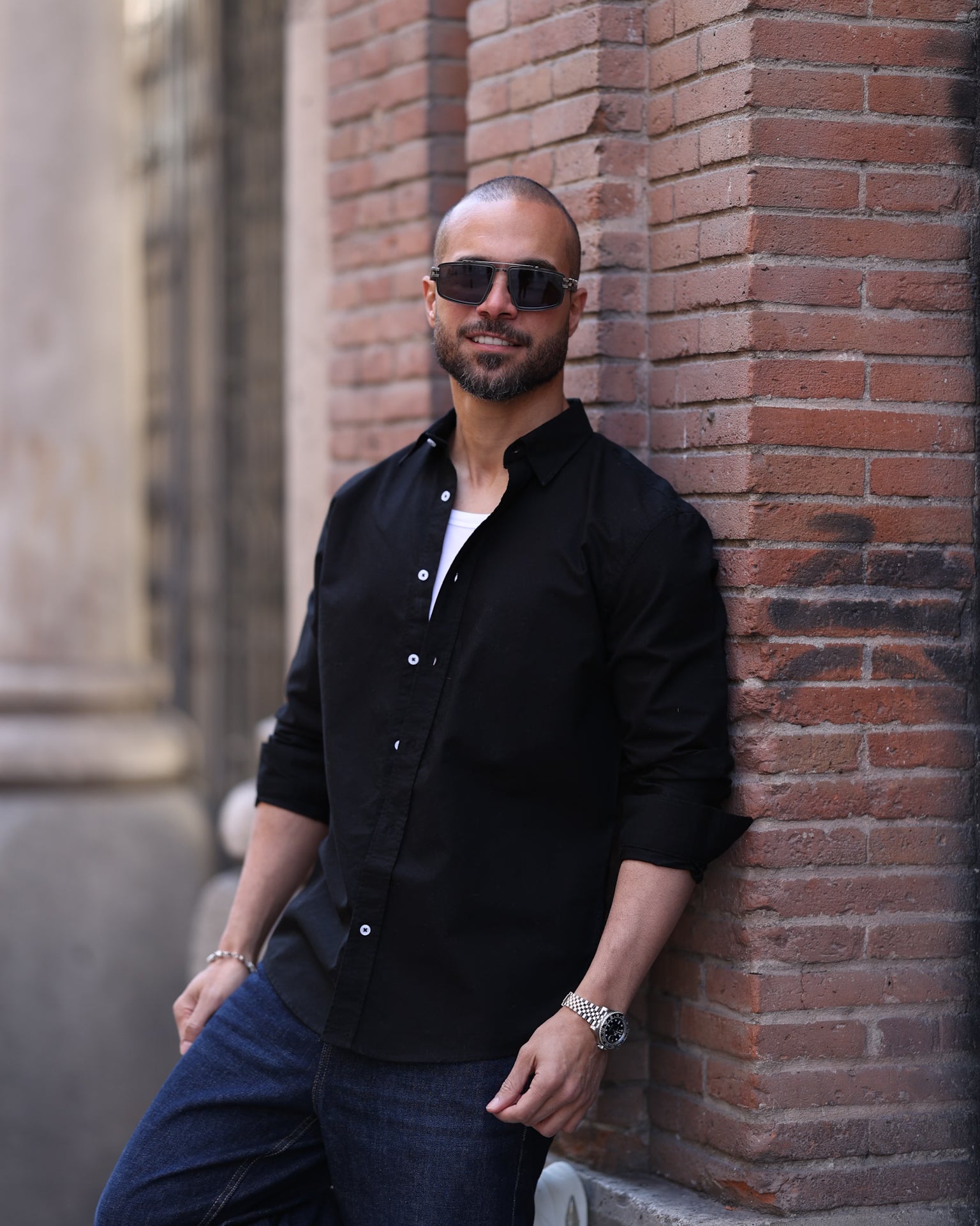 Basic oxford shirt Long sleeve/2330