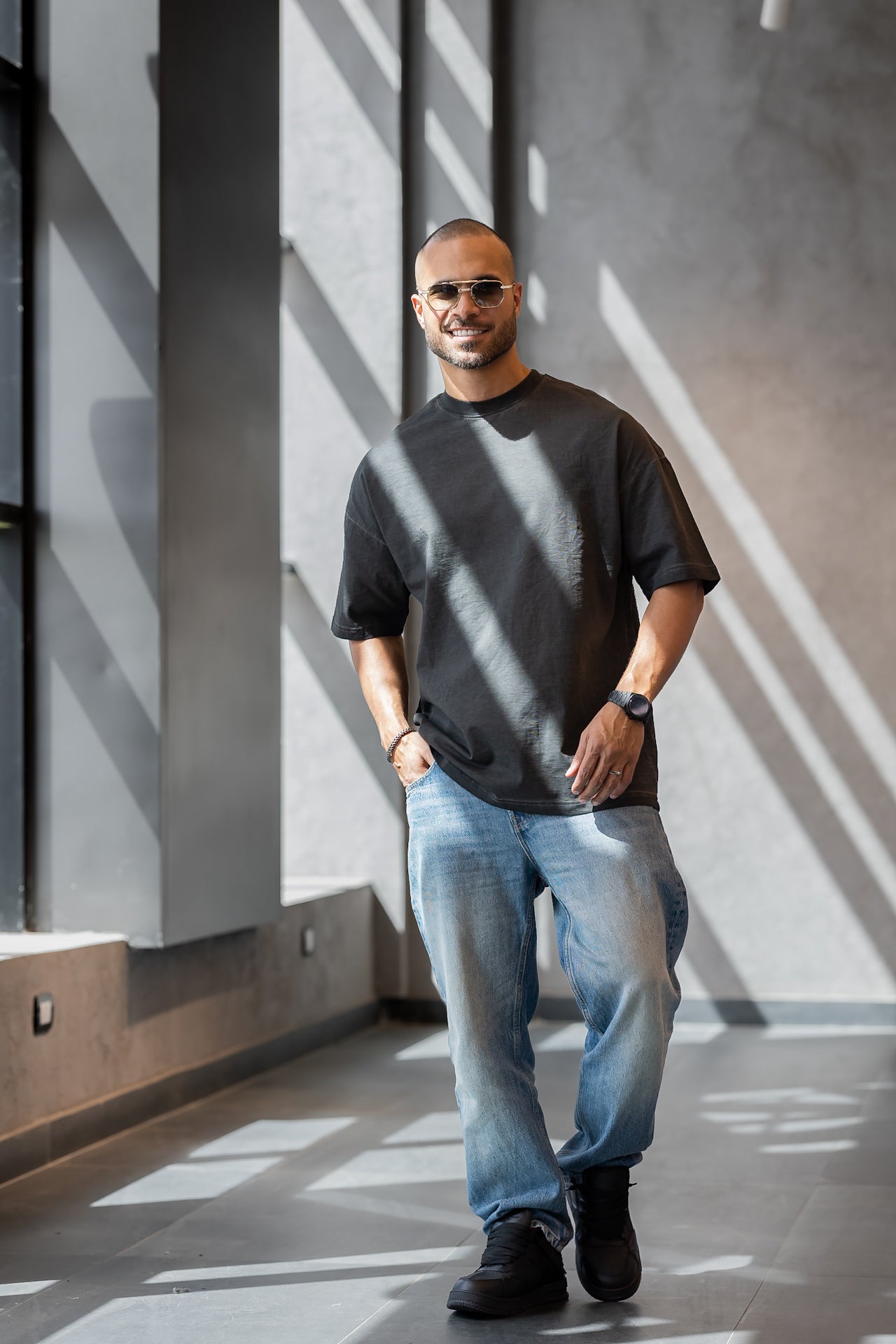 Basic Relaxed Fit Acid T-shirt/3322