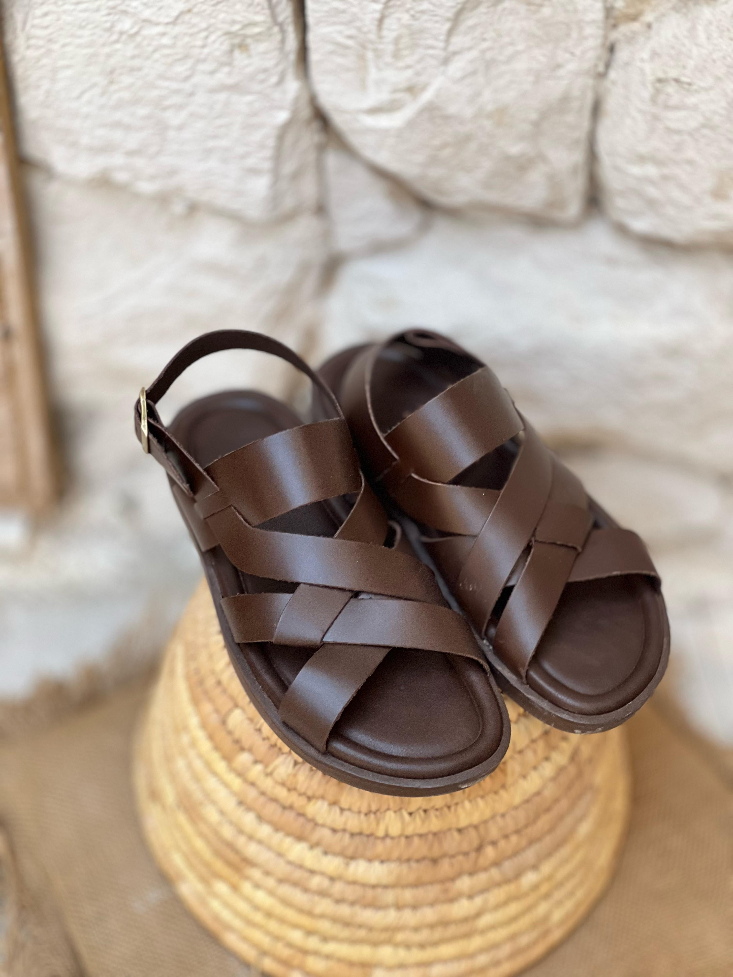 Basic Leather Sandal/5601
