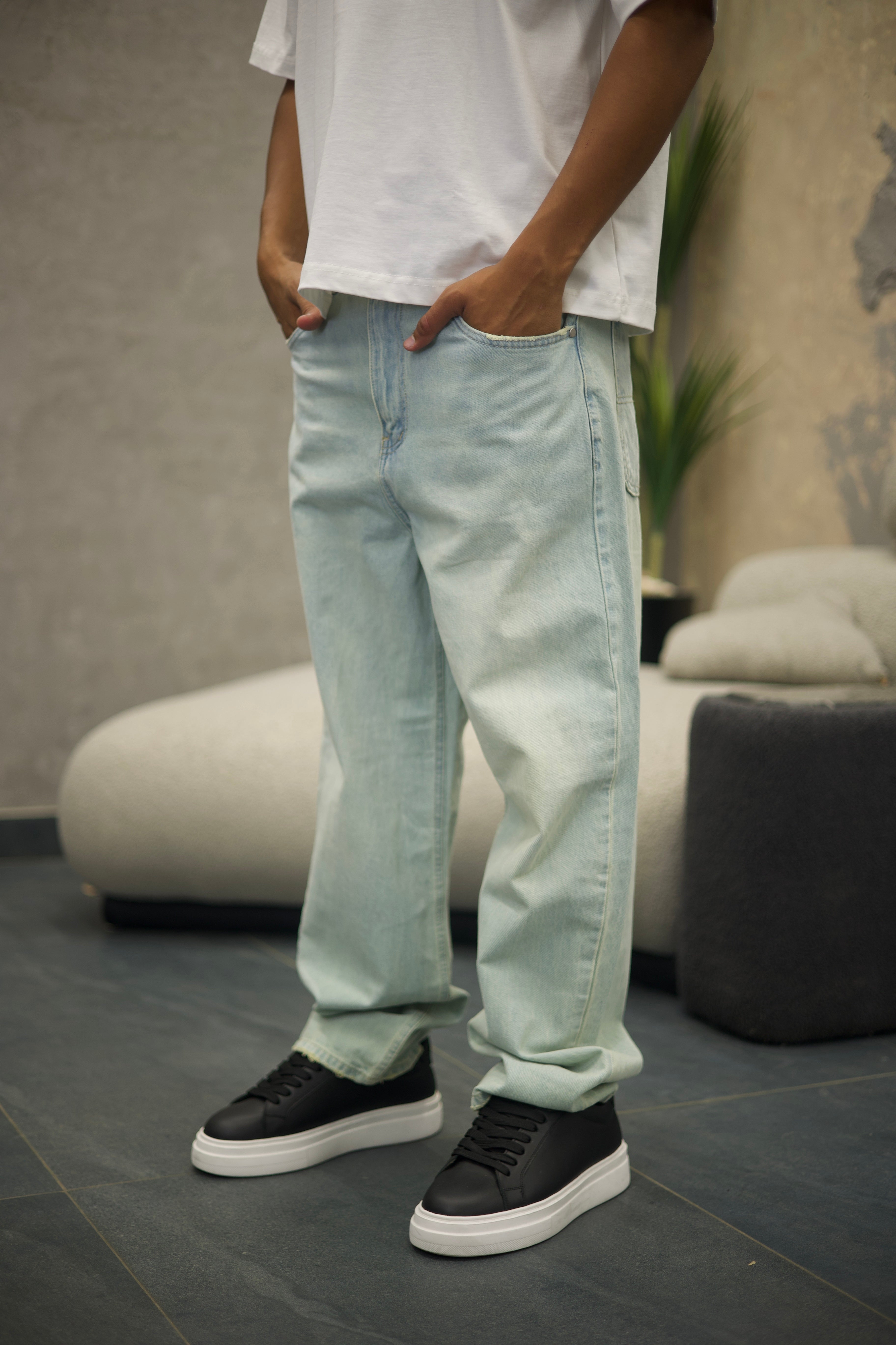Basic Baggy Fit Denim/9005