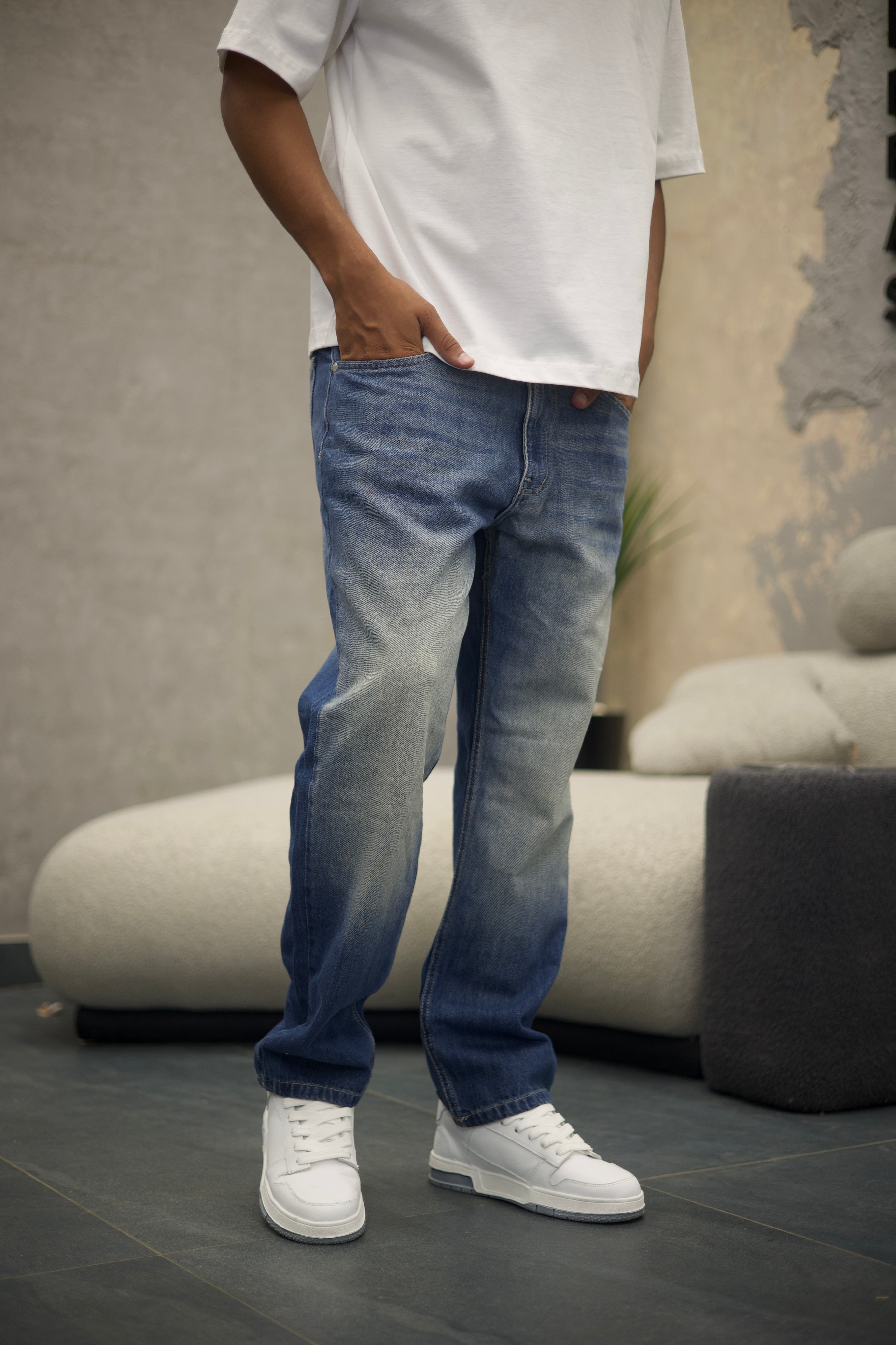 Basic Wide Leg Denim/9009