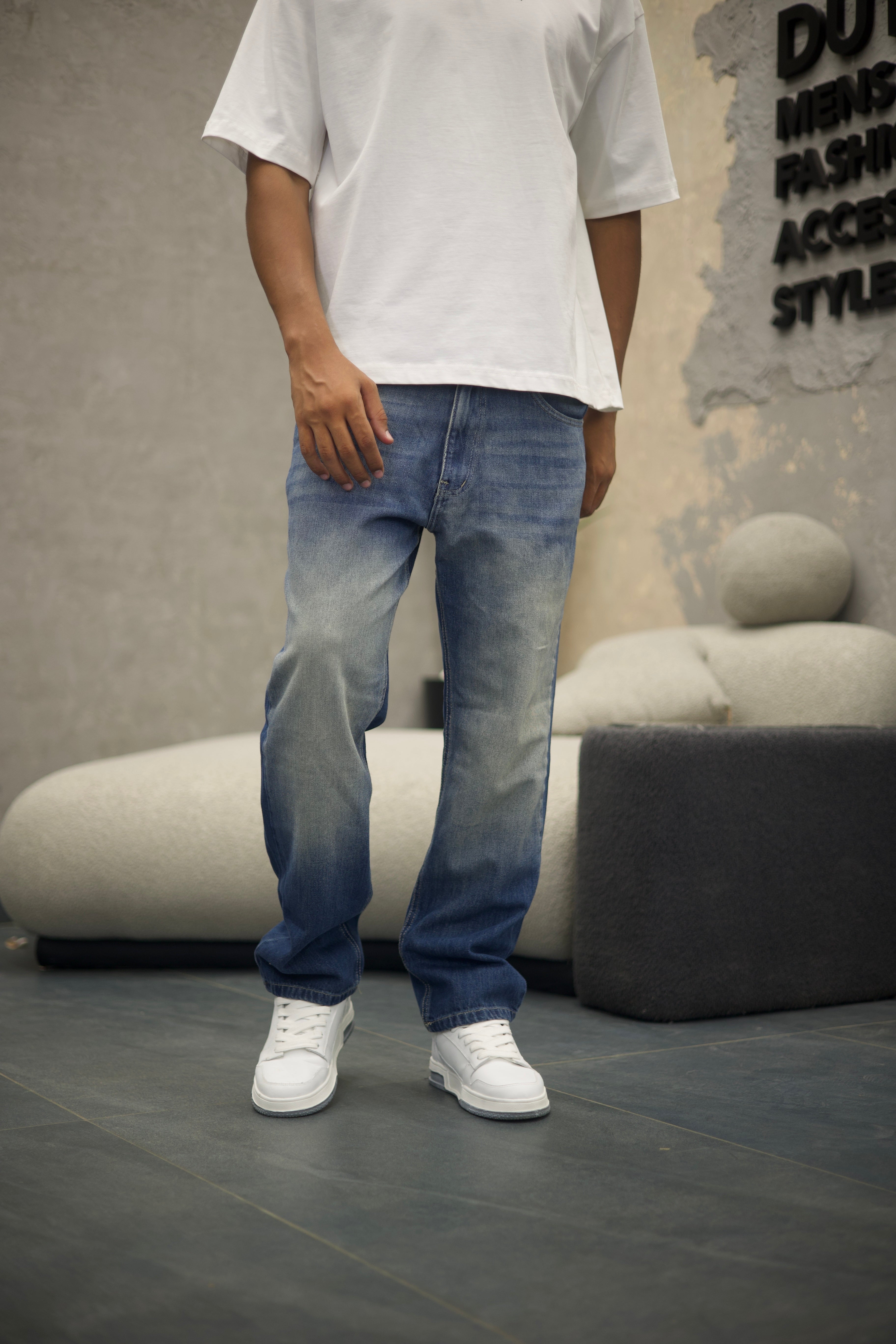 Basic Wide Leg Denim/9009