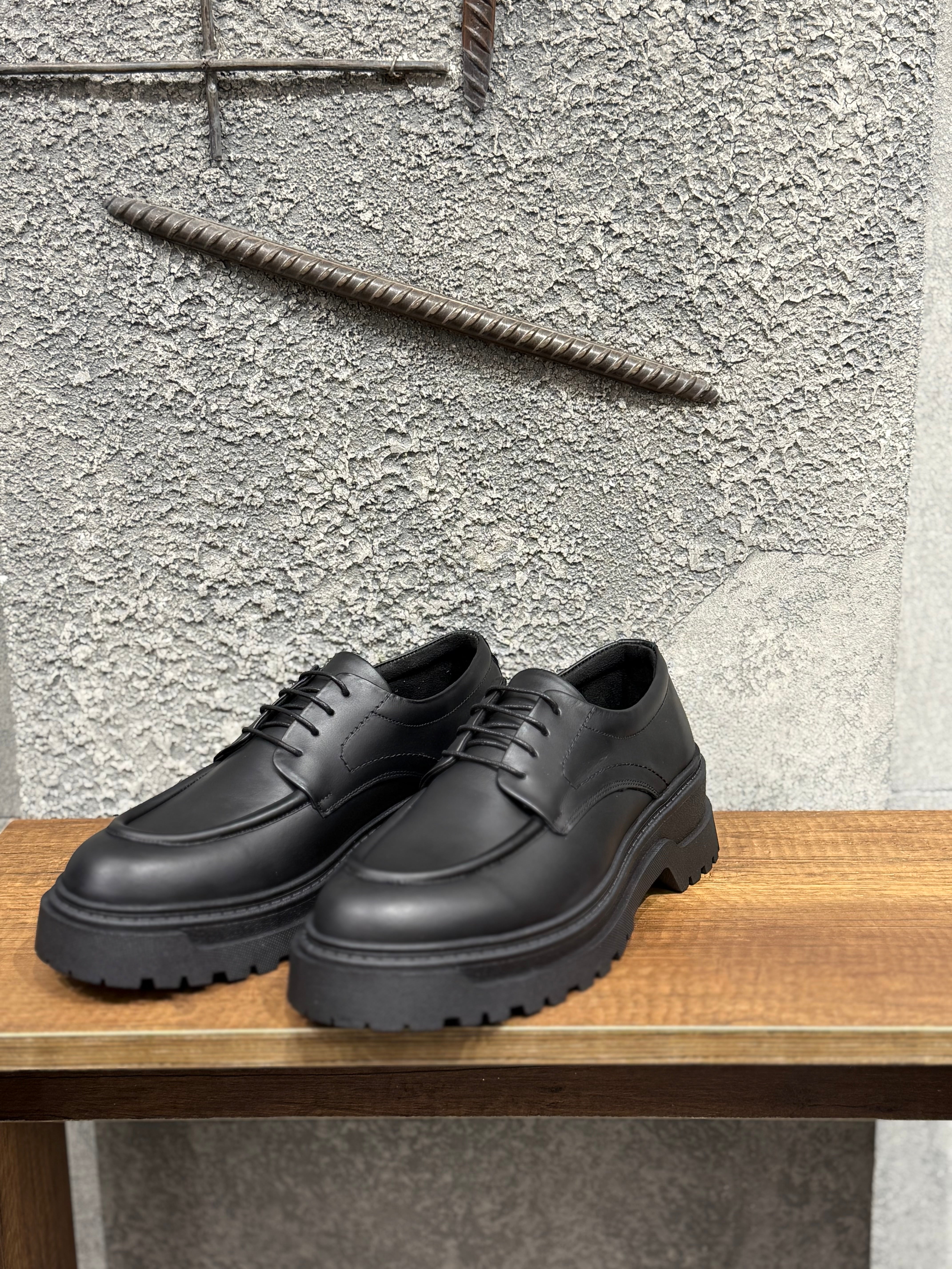 Chunky shoe genuine leather/5445