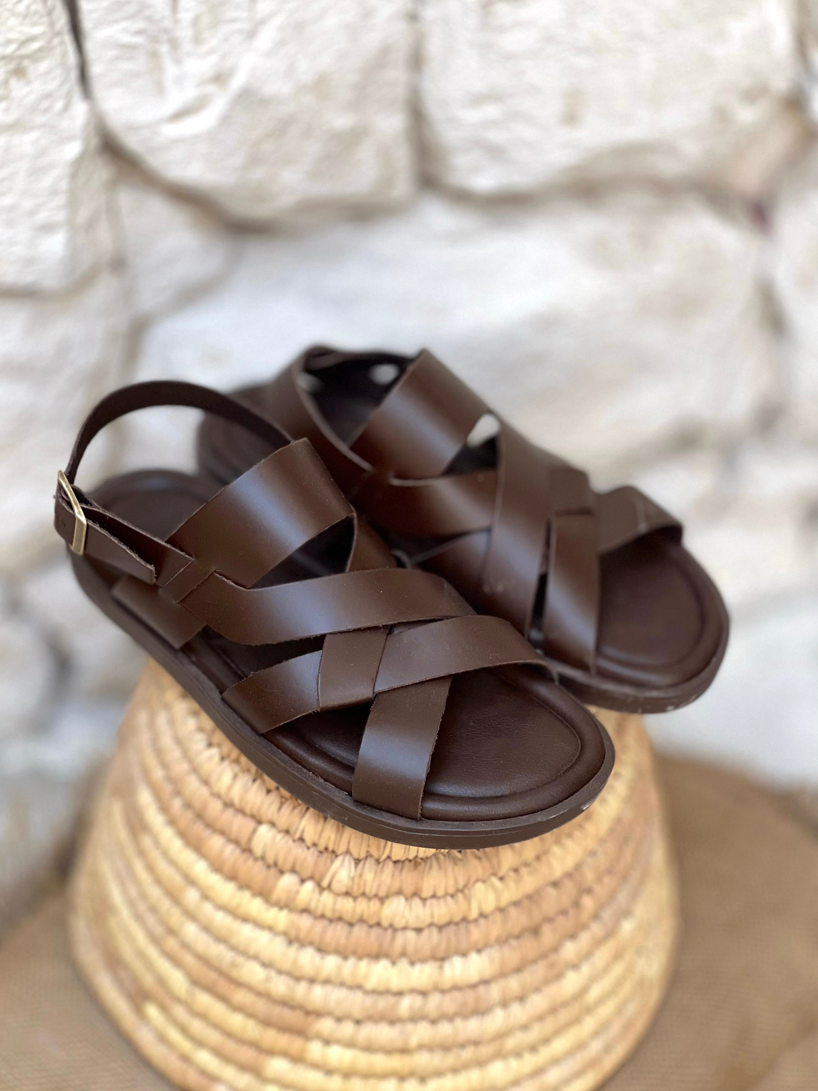 Basic Leather Sandal/5601