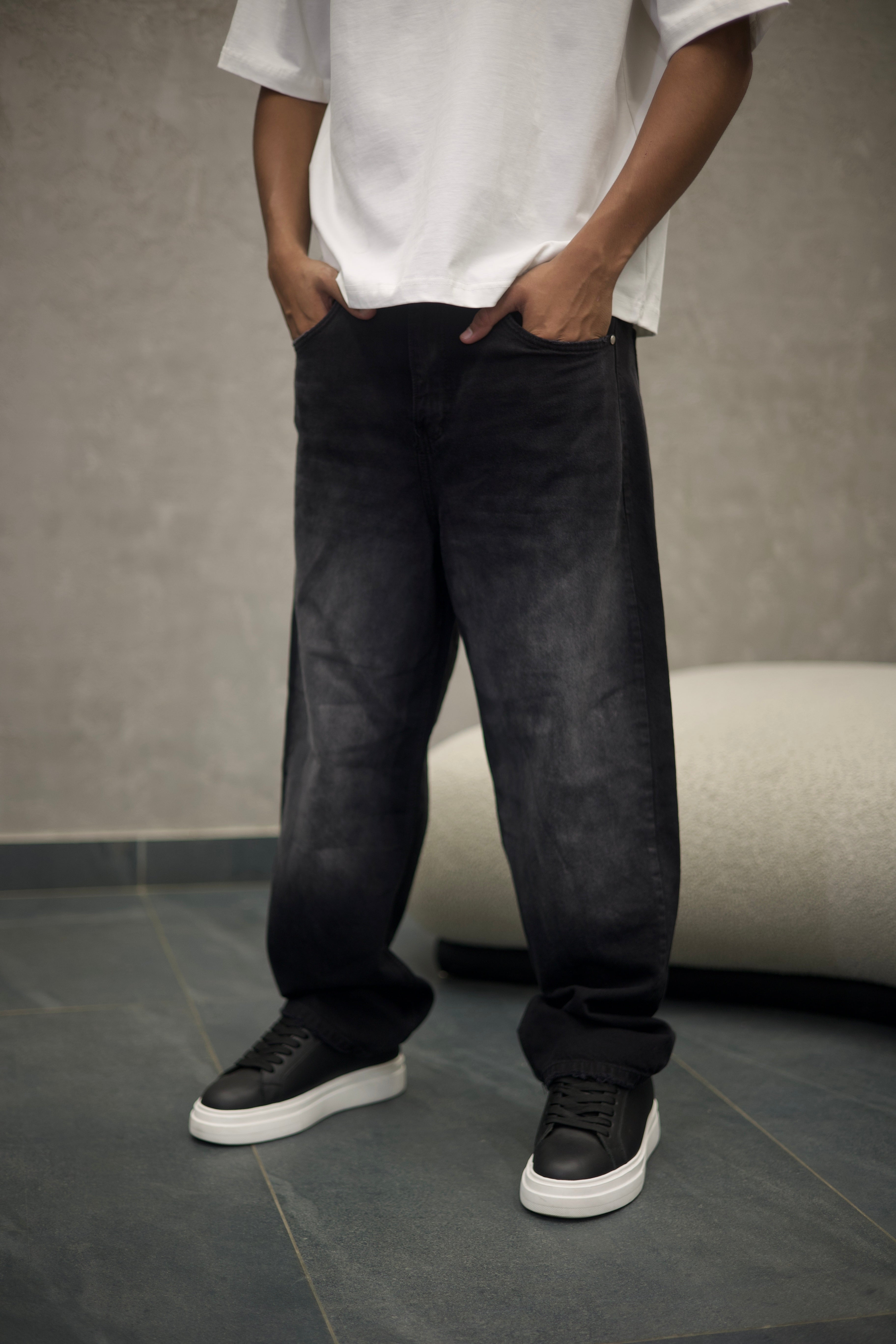 Basic Baggy Fit Denim/9005