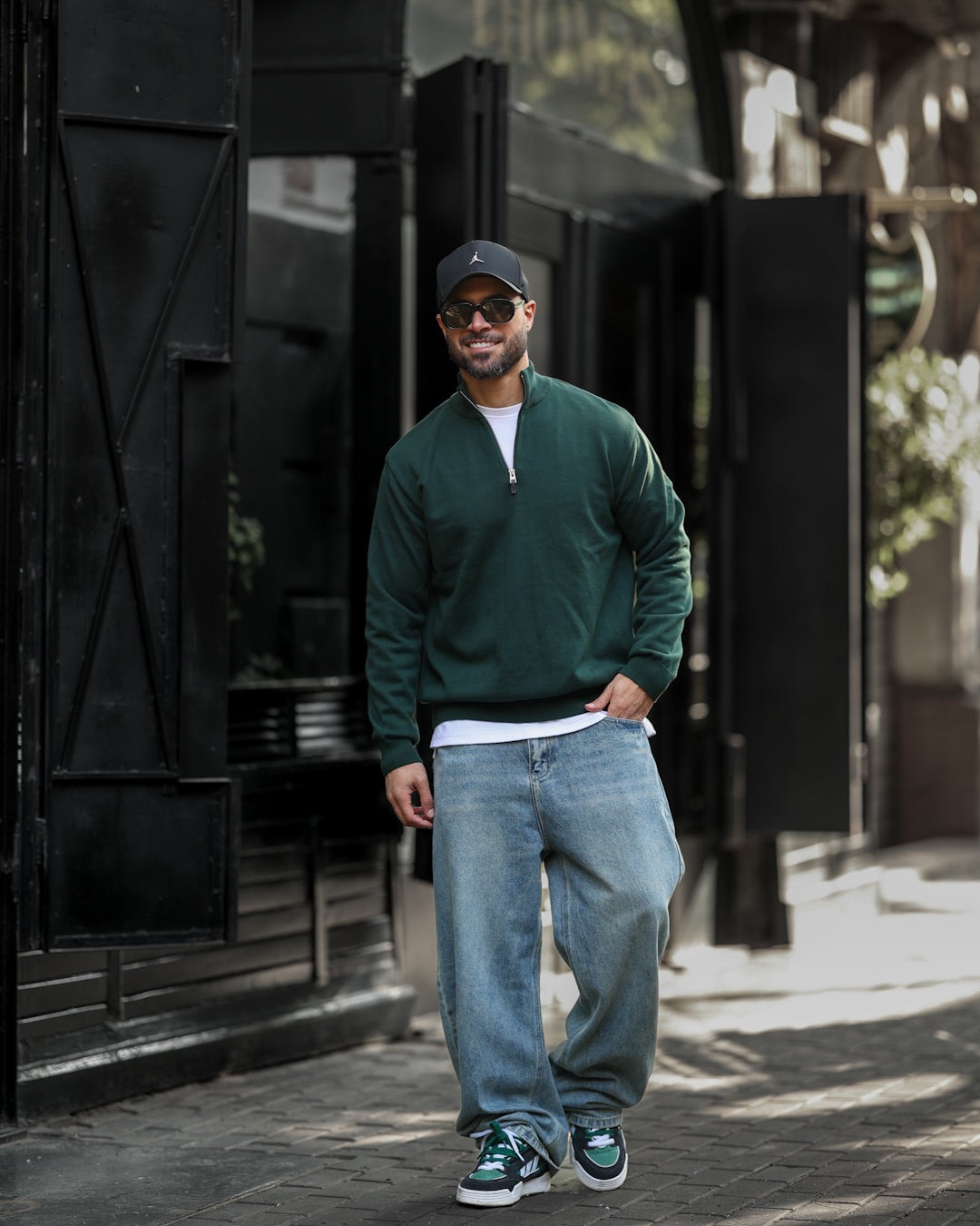 Regular Fit Knitwear With Half Zipper / 5018