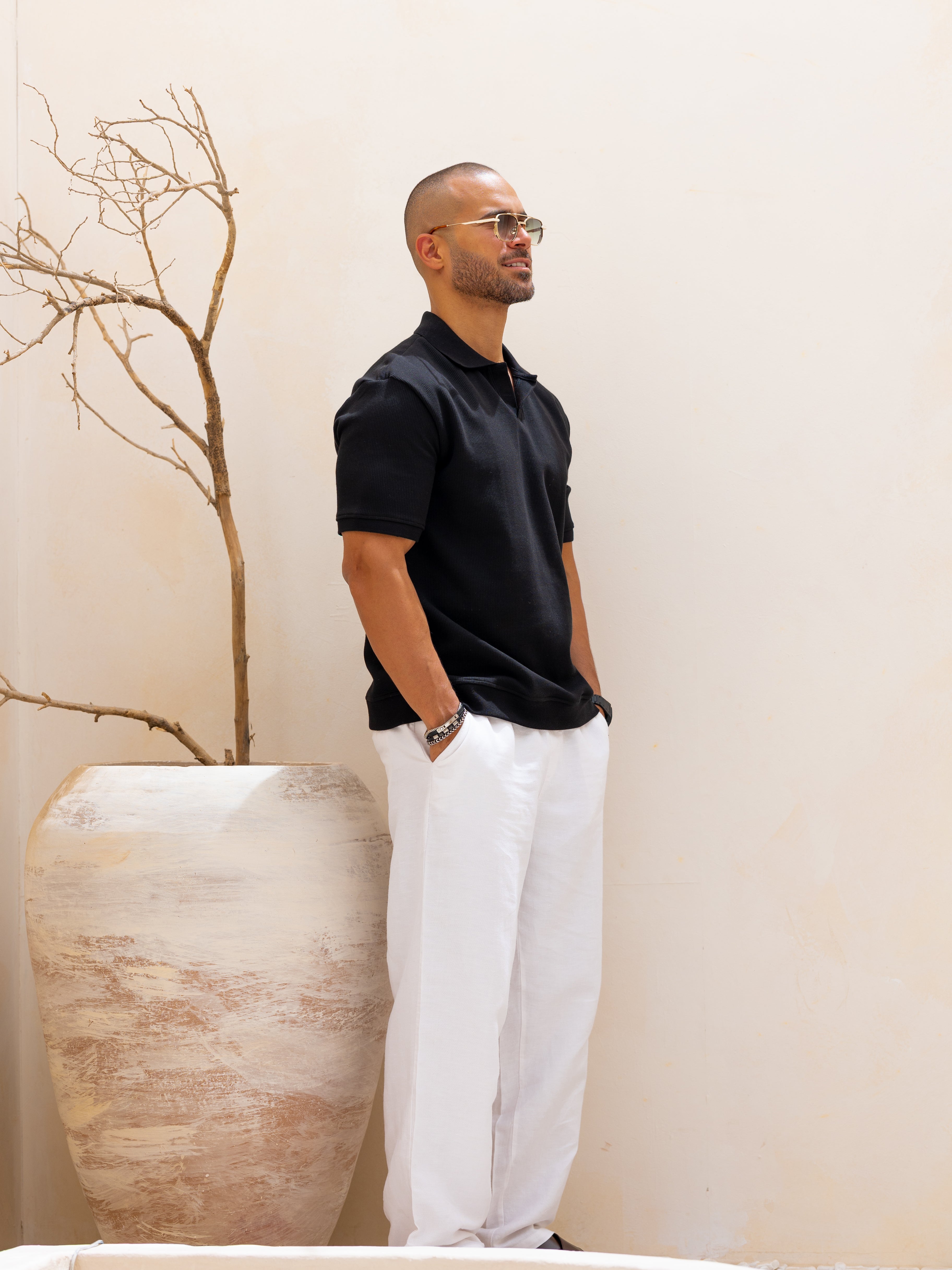 Basic Regular Fit Knitwear Polo Shirt/3341