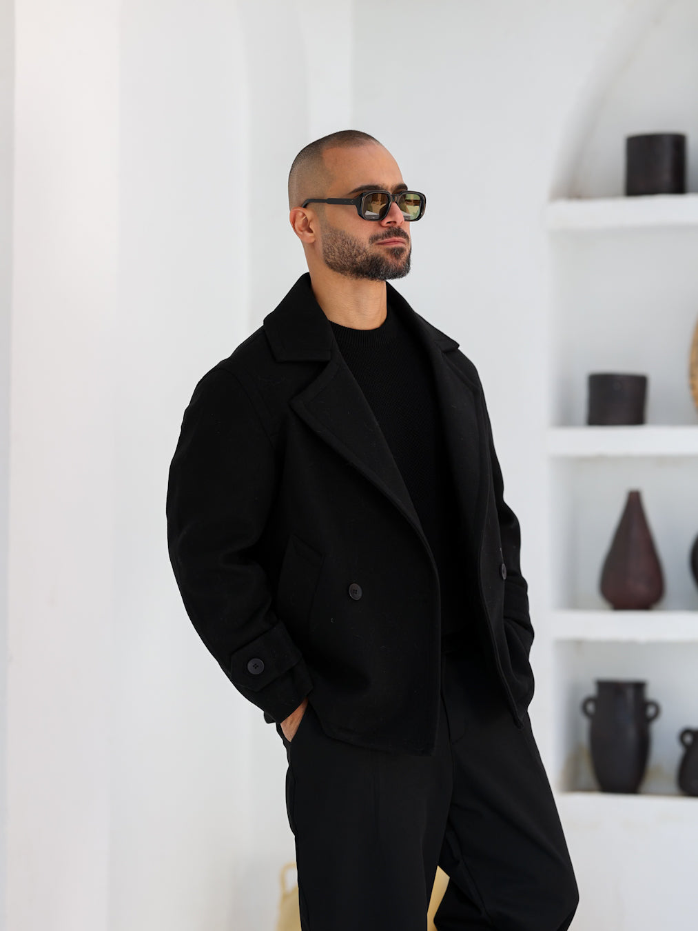 Basic Regular Fit Coat/3455