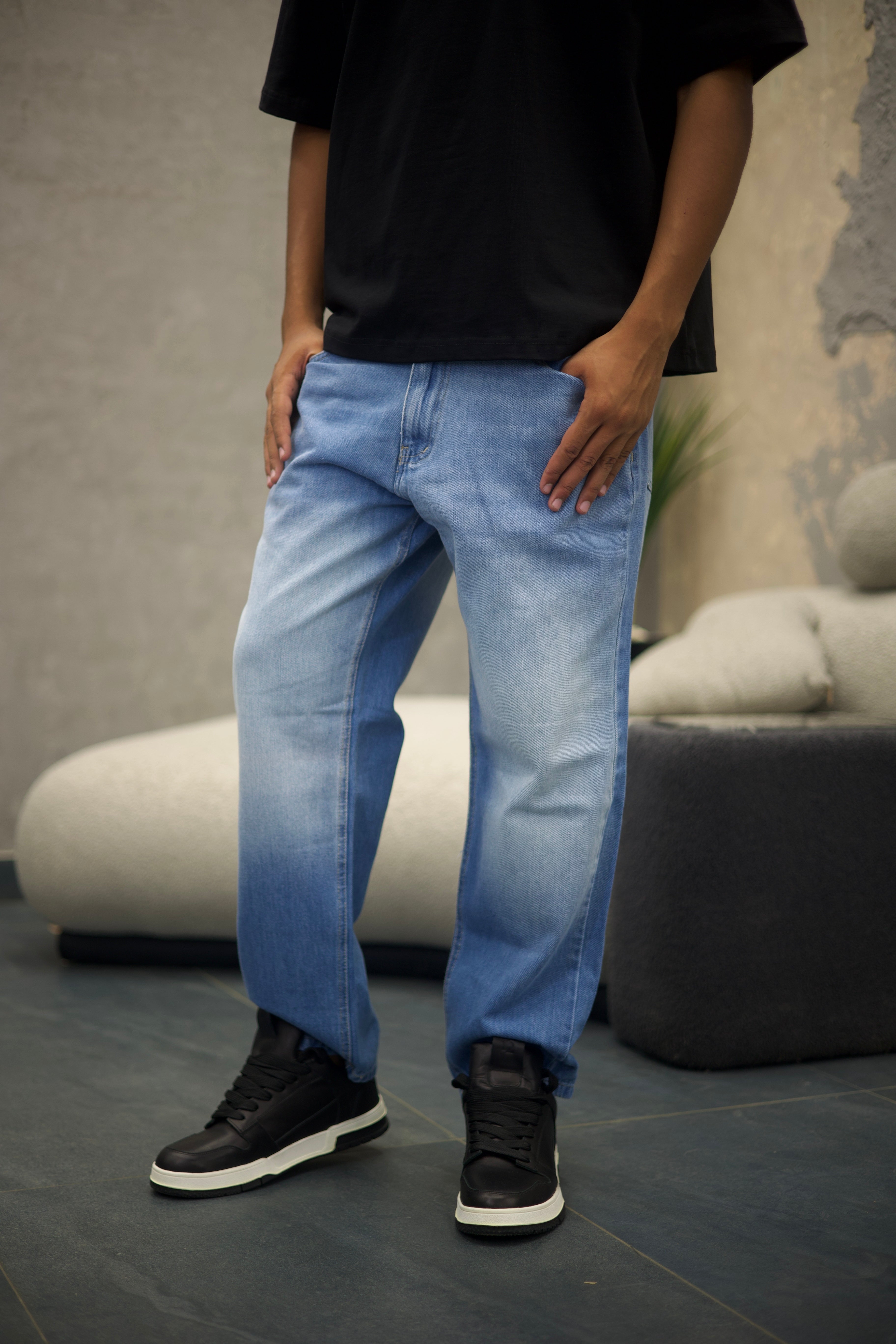 Basic Wide Leg Denim/9009