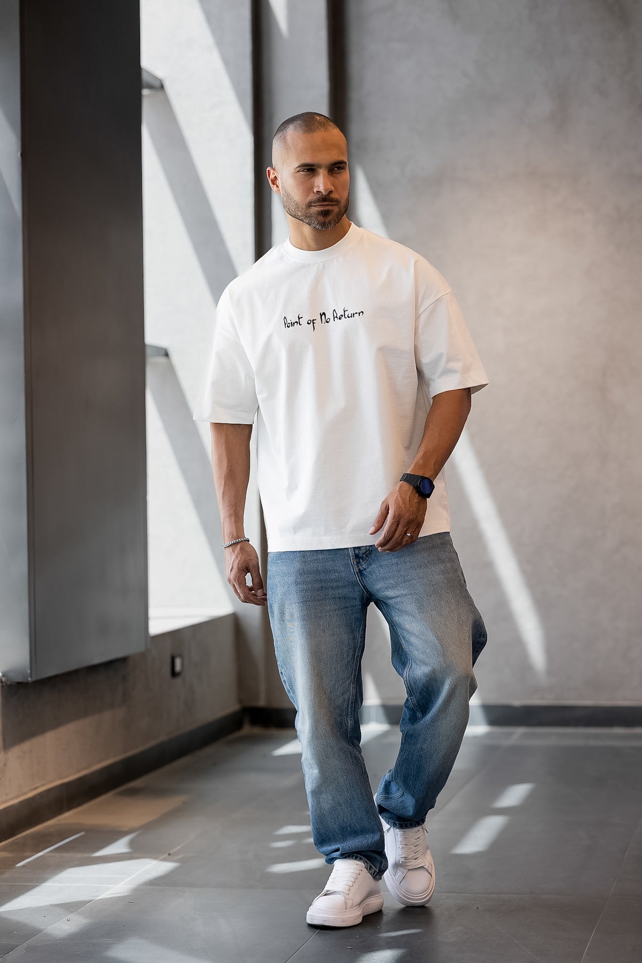 Relaxed Fit T-shirt With Embroidery Eagle/3328