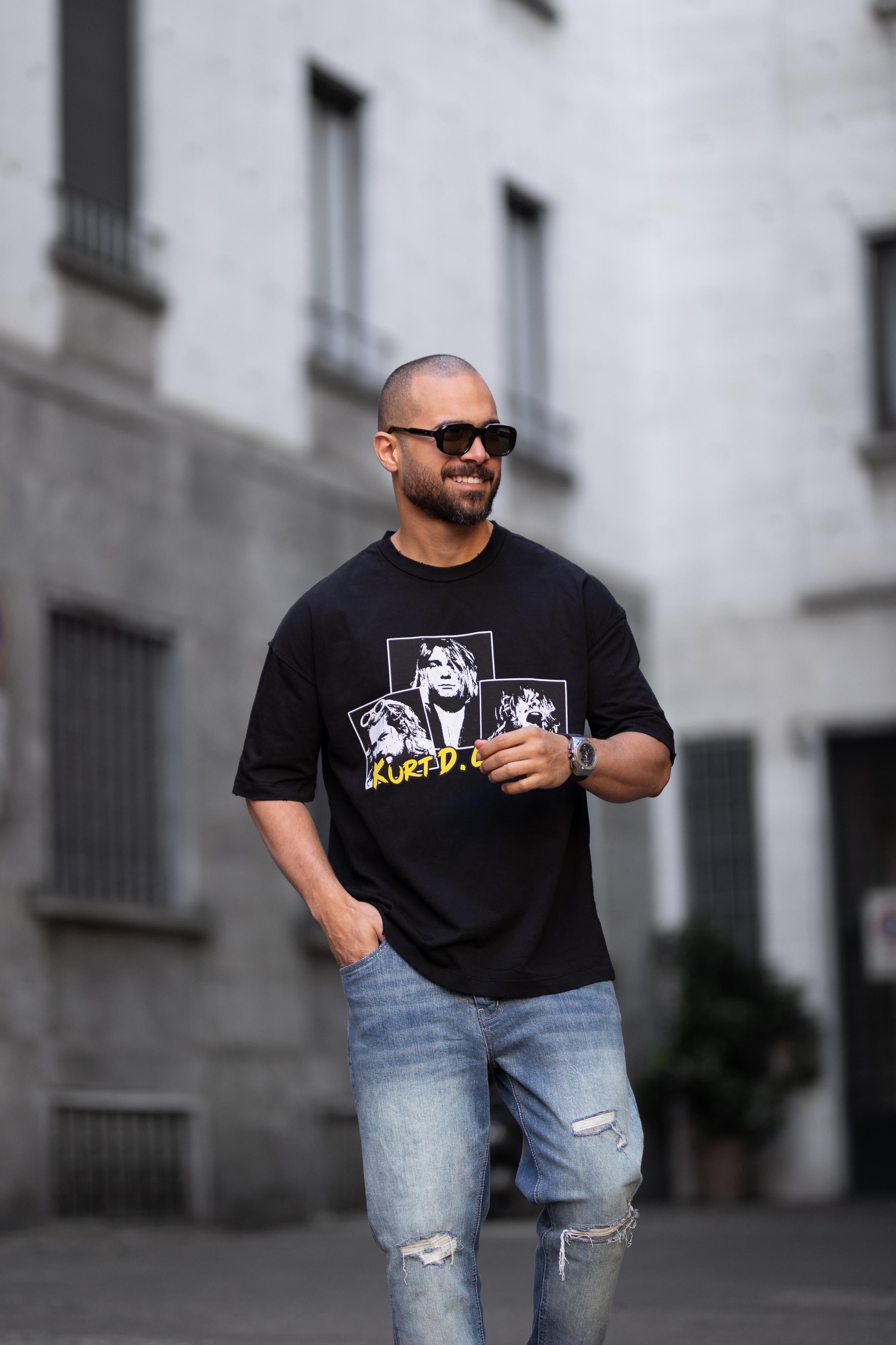 Statement Graphic Oversize Tee/3303