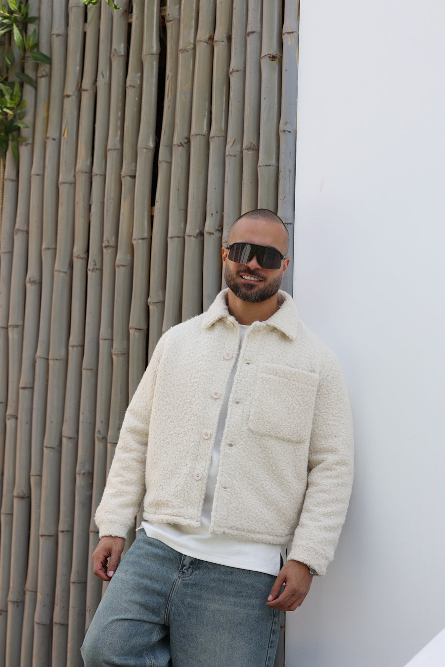 Basic Boxfit Wool Jacket With Pocket/3474