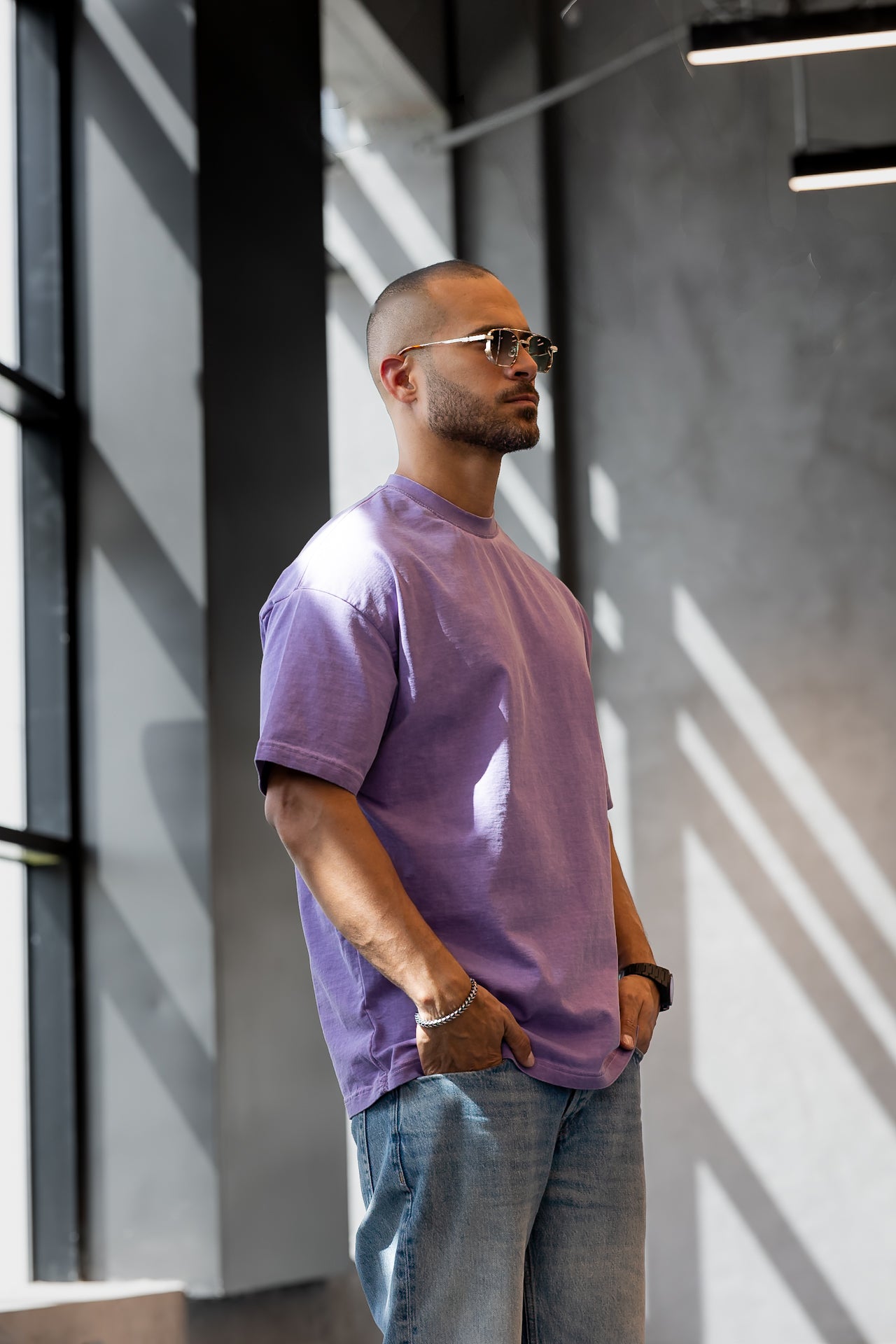 Basic Relaxed Fit Acid T-shirt/3322