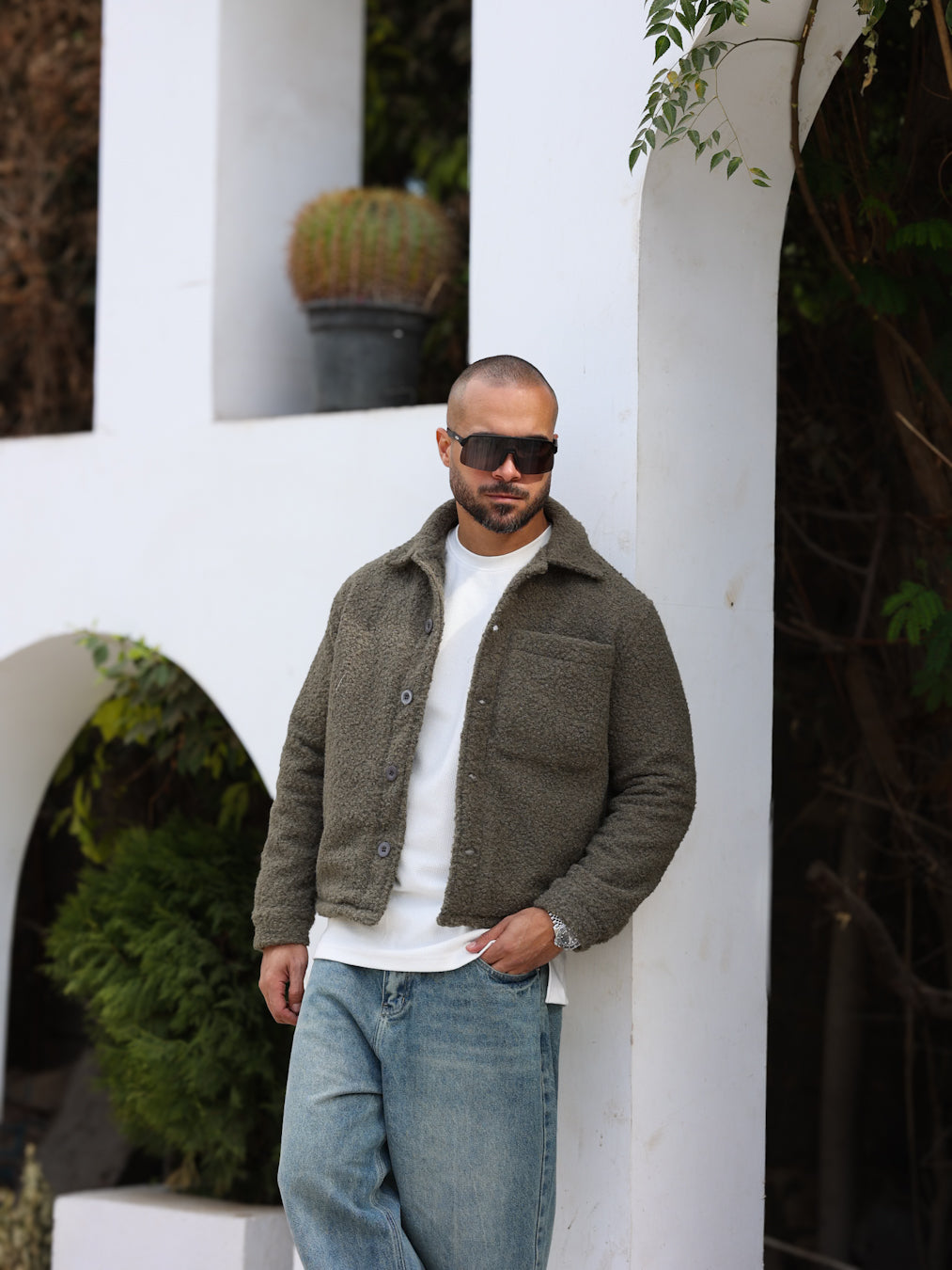 Basic Boxfit Wool Jacket With Pocket/3474