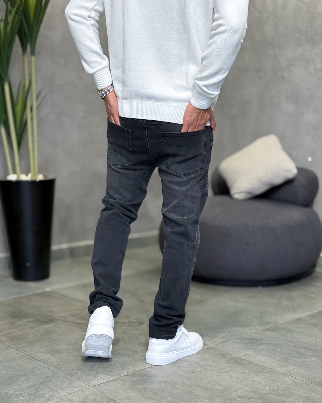 Basic Slim Fit Jeans/9012