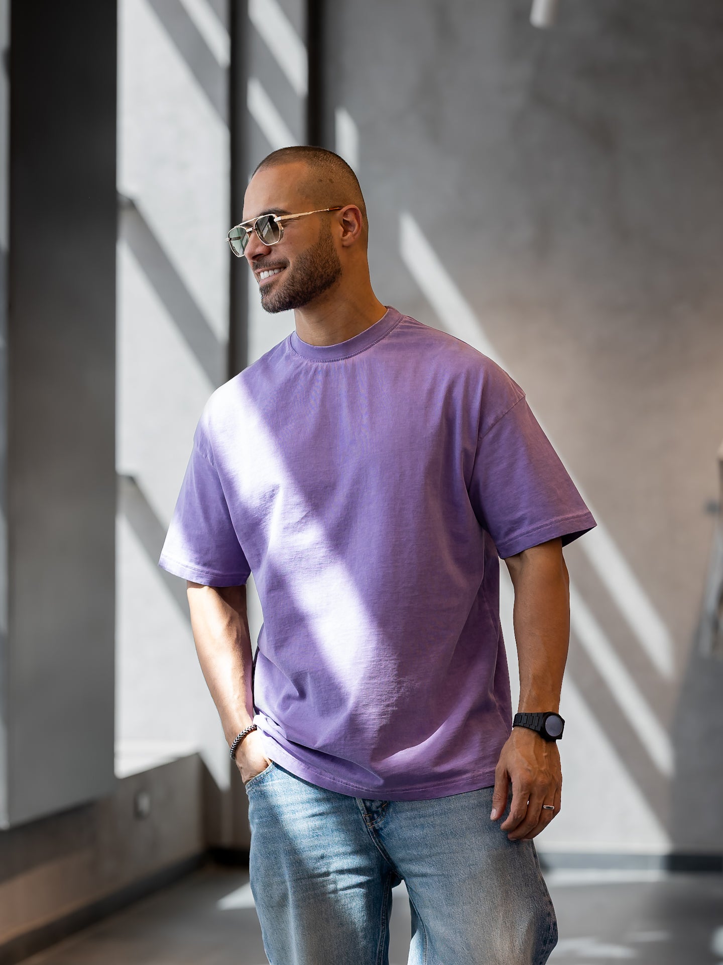 Basic Relaxed Fit Acid T-shirt/3322